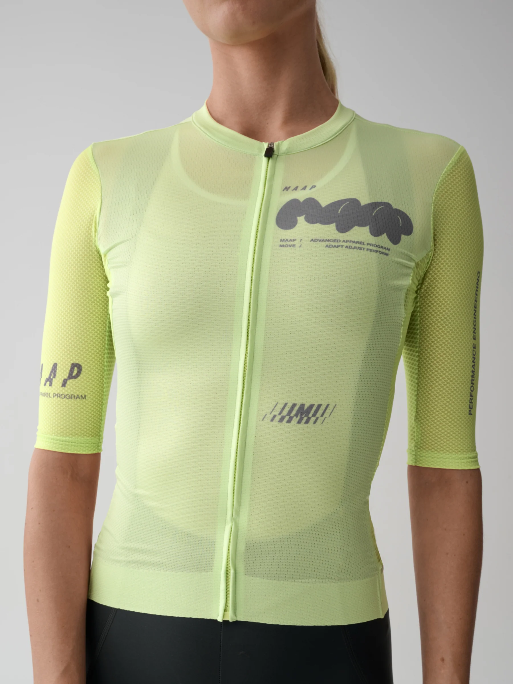 MAAP Aerate Pro Air Women's Jersey 3.0 Shadow Lime - Image 3