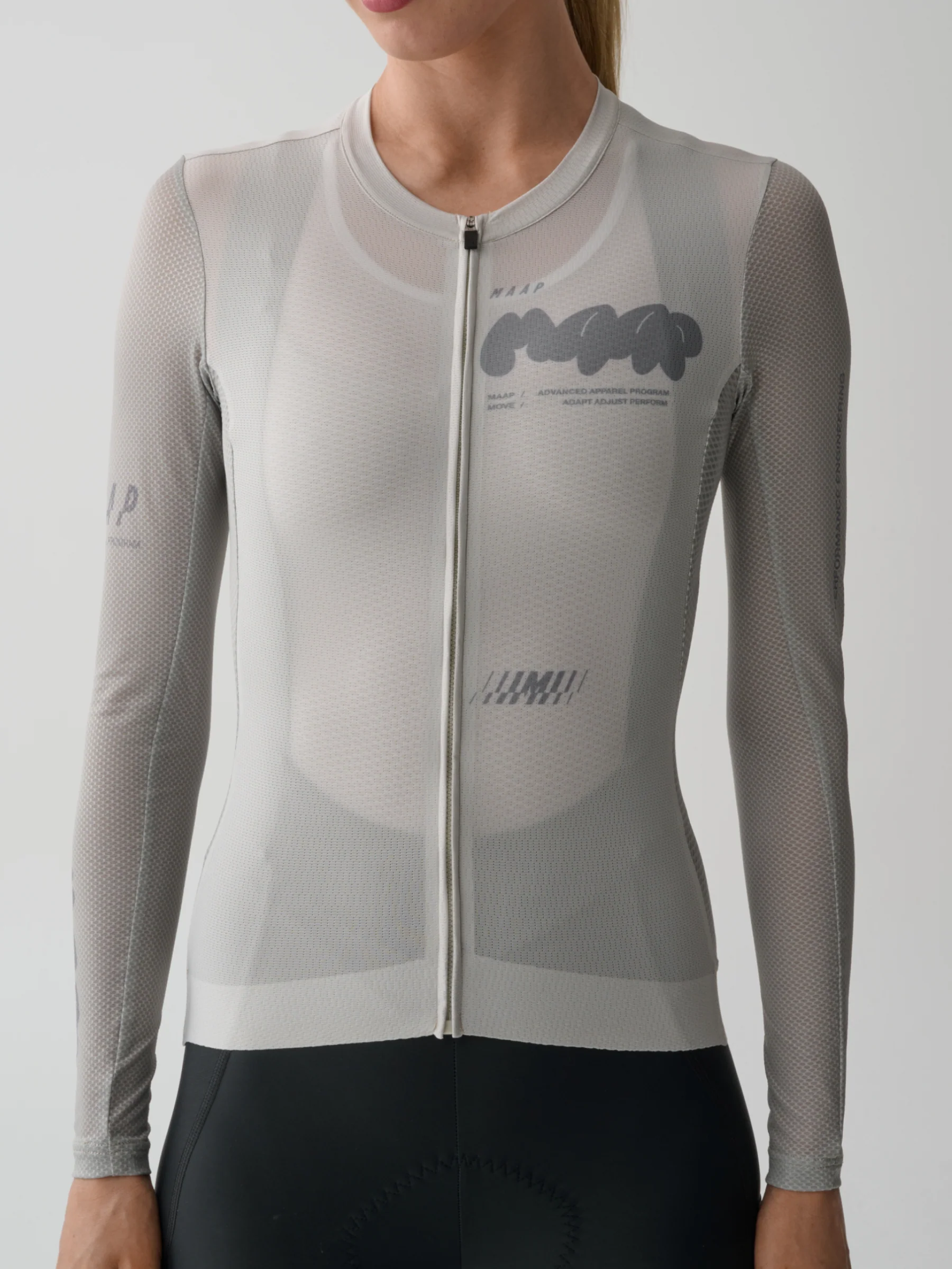 MAAP Aerate Pro Air Women's Longsleeve Jersey 3.0 Fog - Image 3