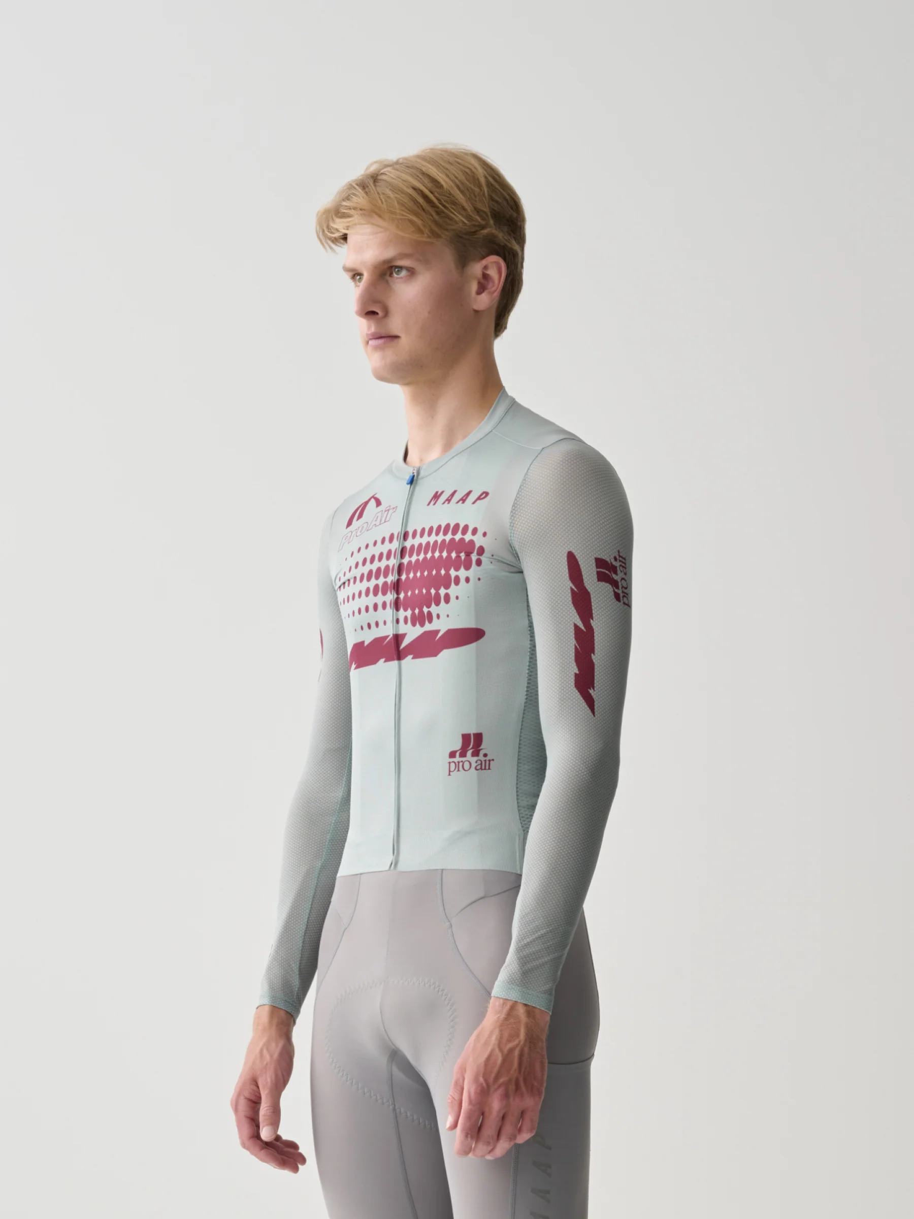 MAAP Aether Pro Air Men's Longsleeve Jersey 3.0 Dove - Image 2