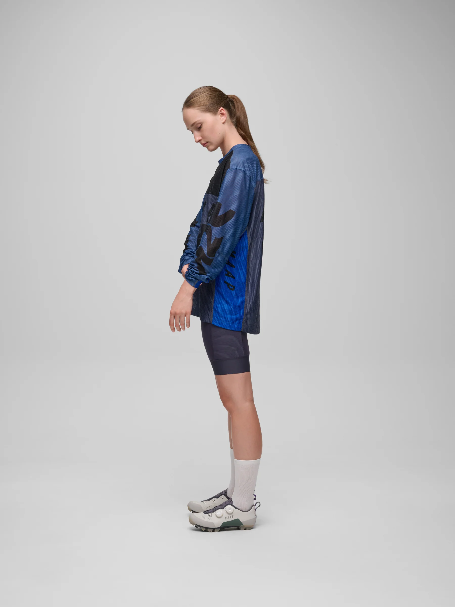 MAAP Alt_Road Air Mesh Longsleeve Tee Mixed Blue - Image 3