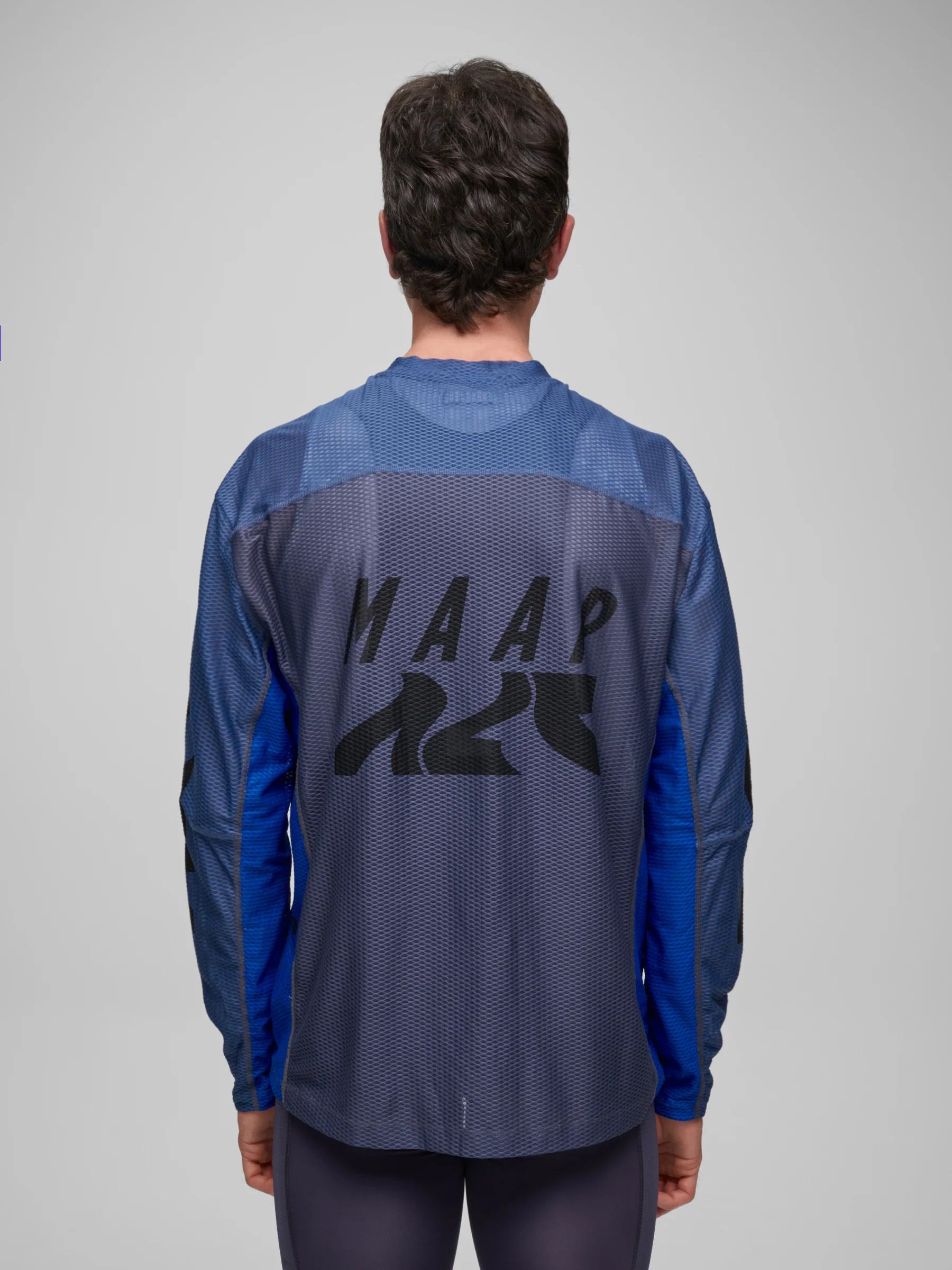 MAAP Alt_Road Air Mesh Longsleeve Tee Mixed Blue - Image 5