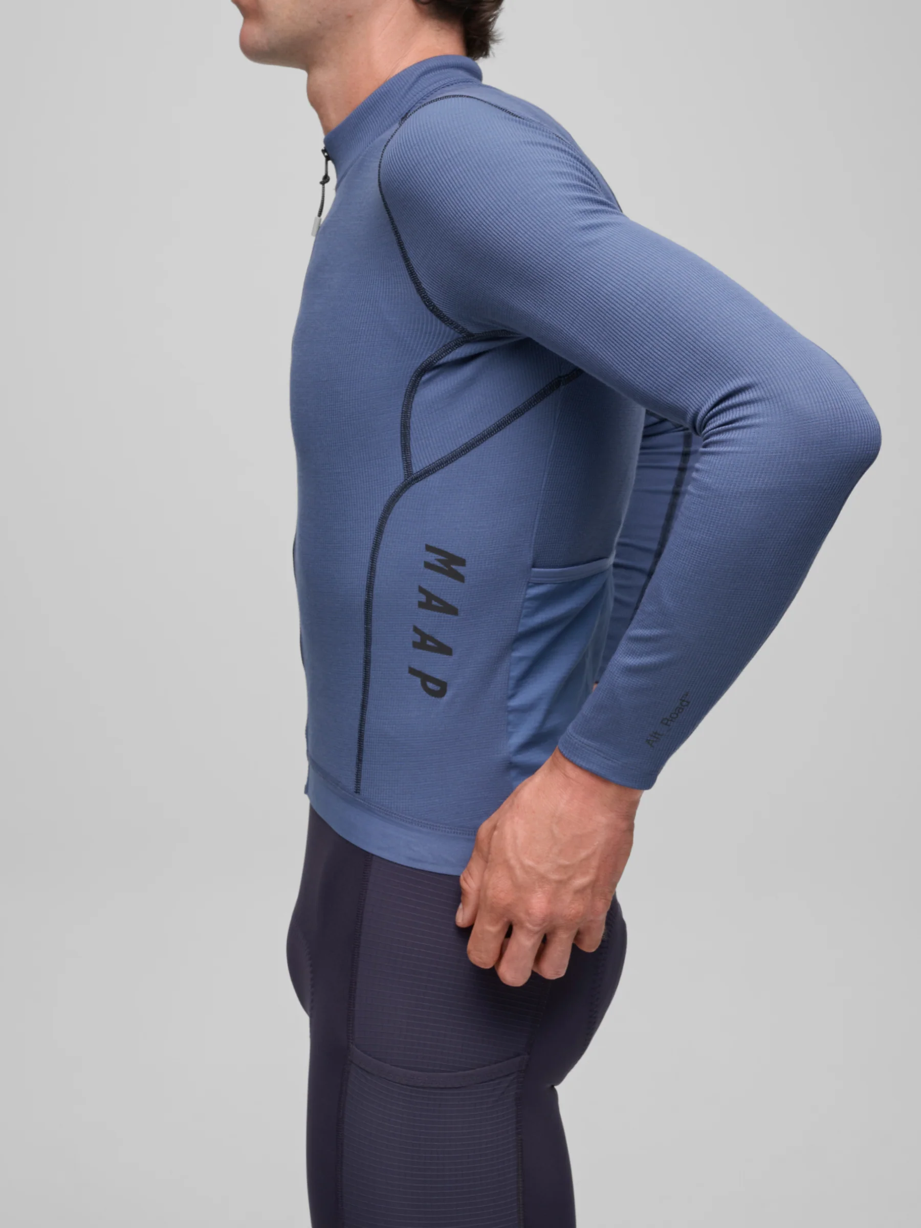 MAAP Alt_Road Men's Longsleeve Jersey 2.0 Bijou Blue - Image 4