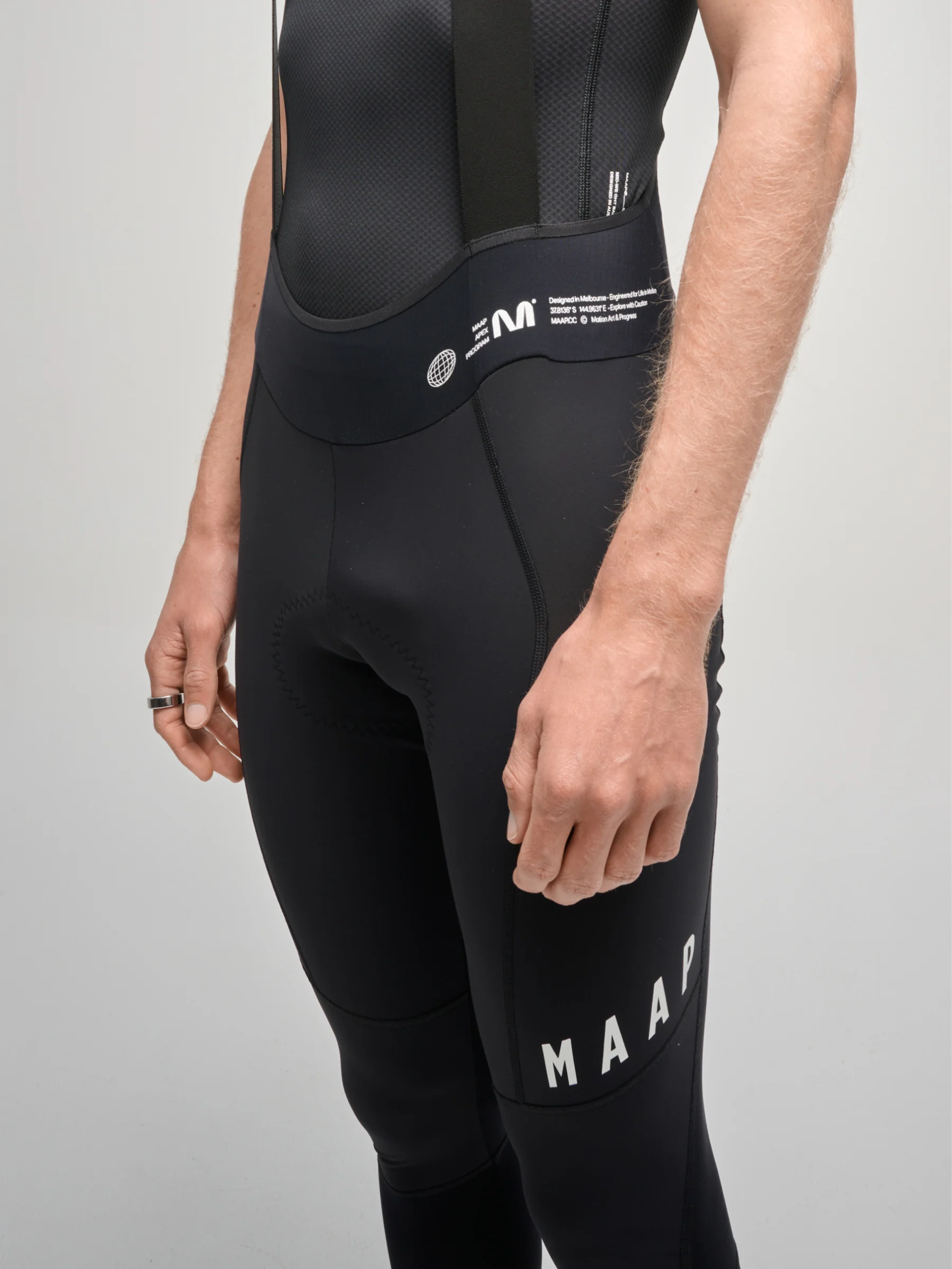 MAAP Apex Men's Deep Winter Bib Tights 2.0 Black - Image 3