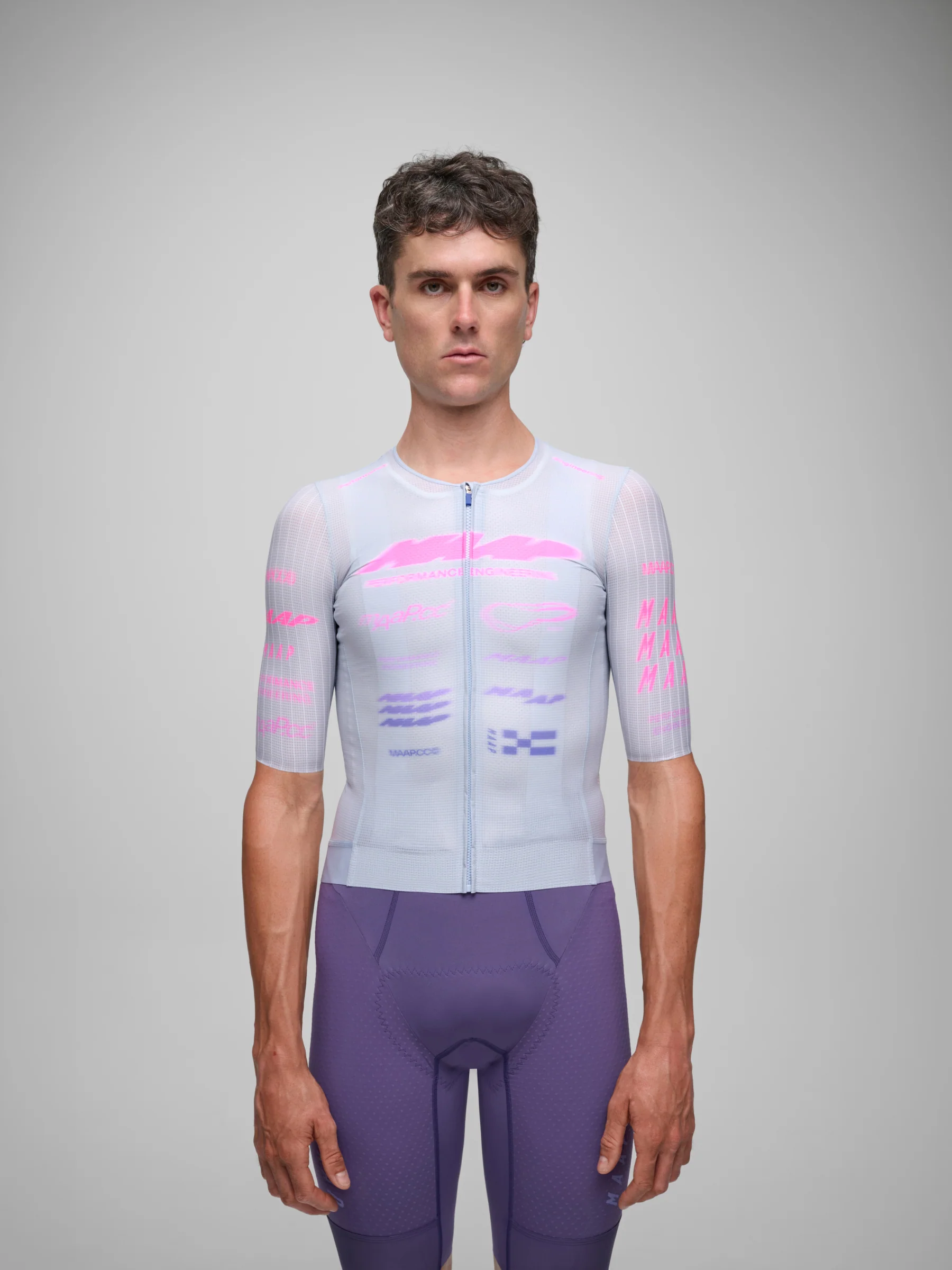 MAAP Beta Men's Pro Aero Jersey Xenon Purple - Image 2