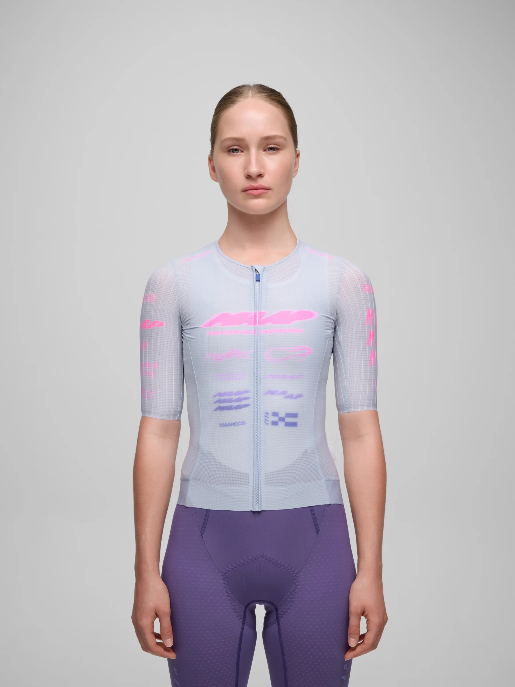 MAAP Beta Women's Pro Aero Jersey Xenon Purple - Image 2