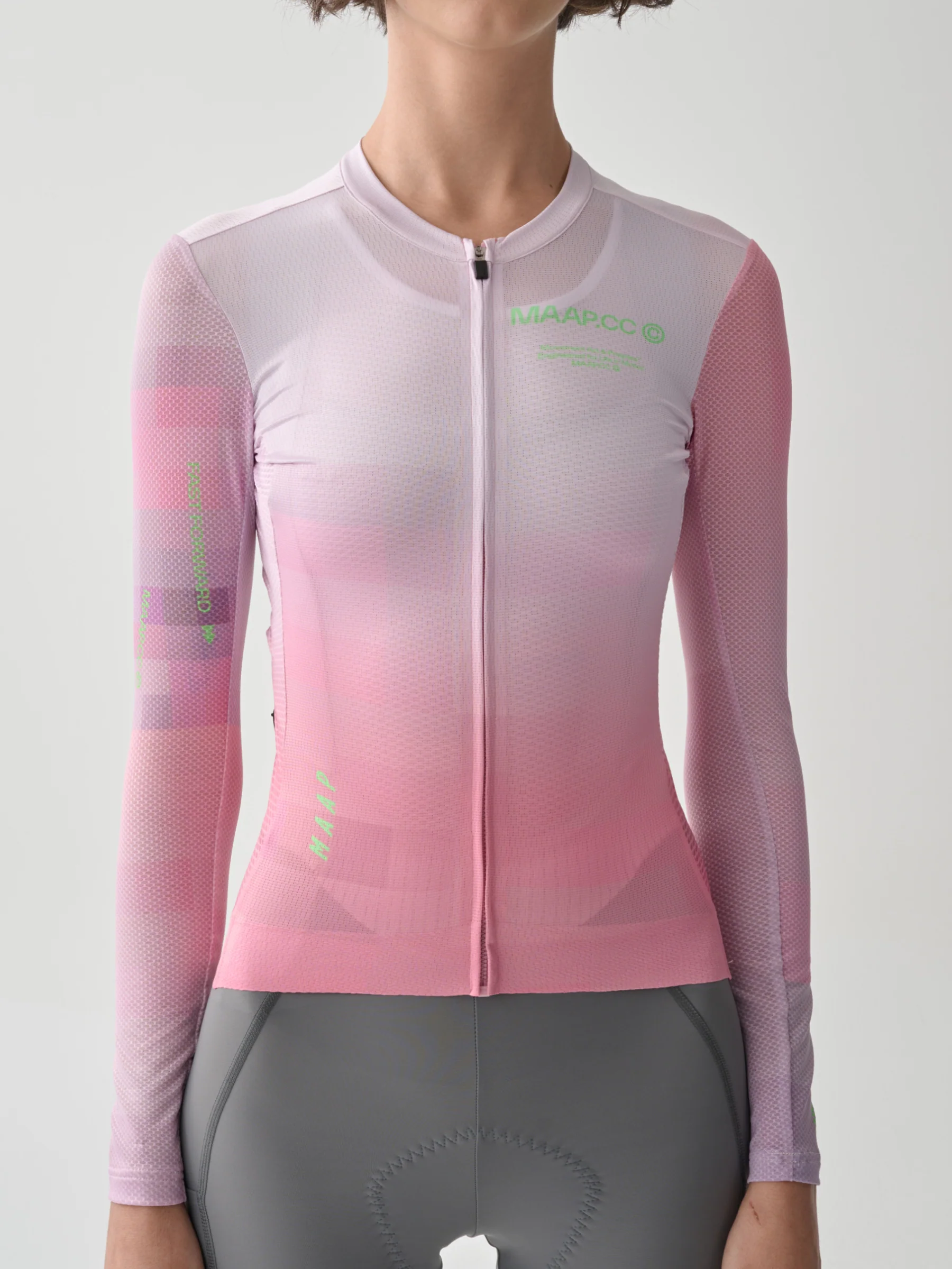 MAAP Blur Women's Pro Air Longsleeve Jersey 3.0 Rosa - Image 3