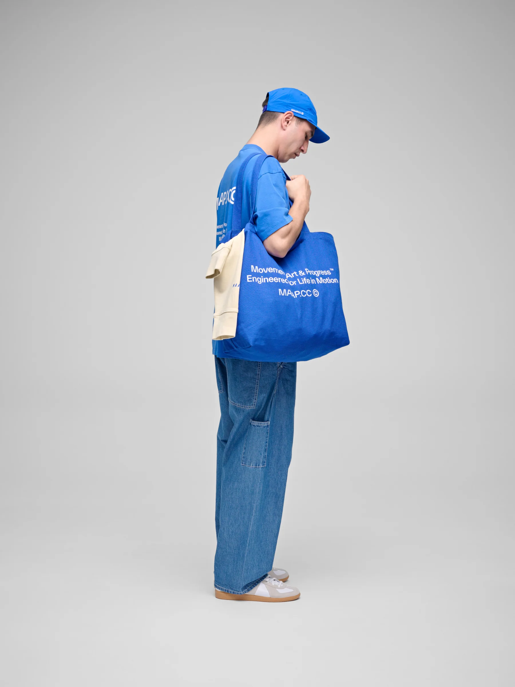 MAAP CC Oversized Canvas Tote Sonic Blue - Image 4