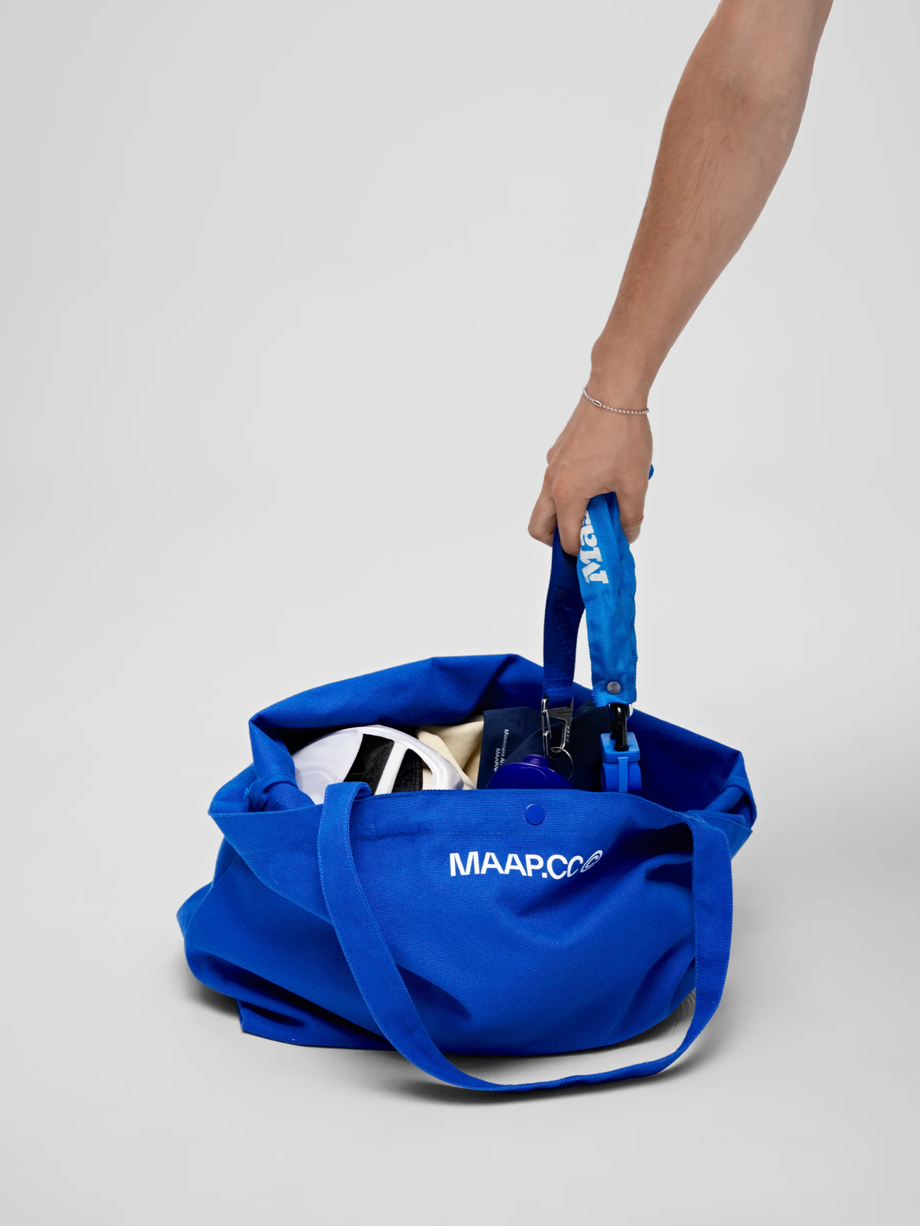 MAAP CC Oversized Canvas Tote Sonic Blue - Image 5