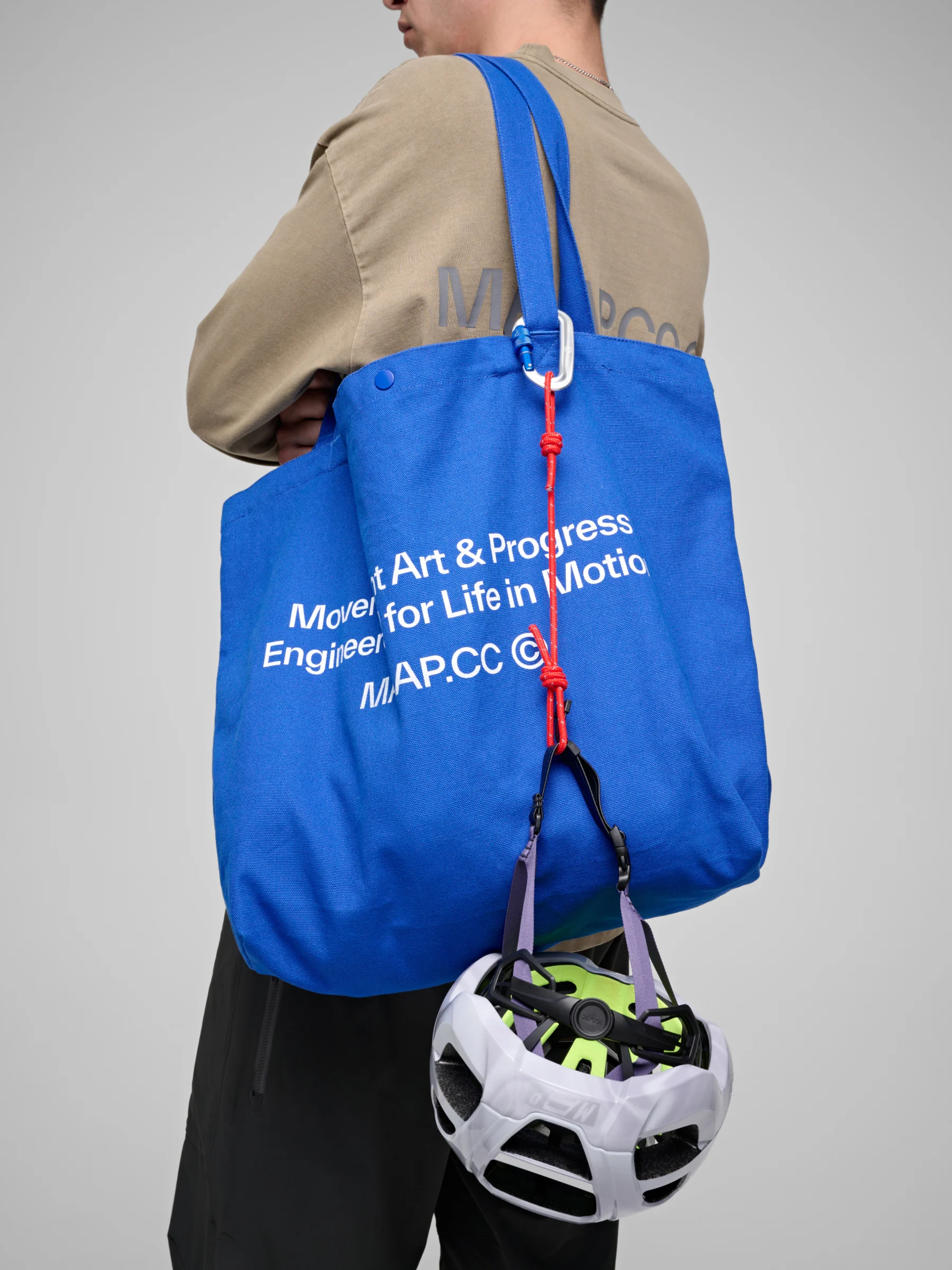 MAAP CC Oversized Canvas Tote Sonic Blue - Image 6