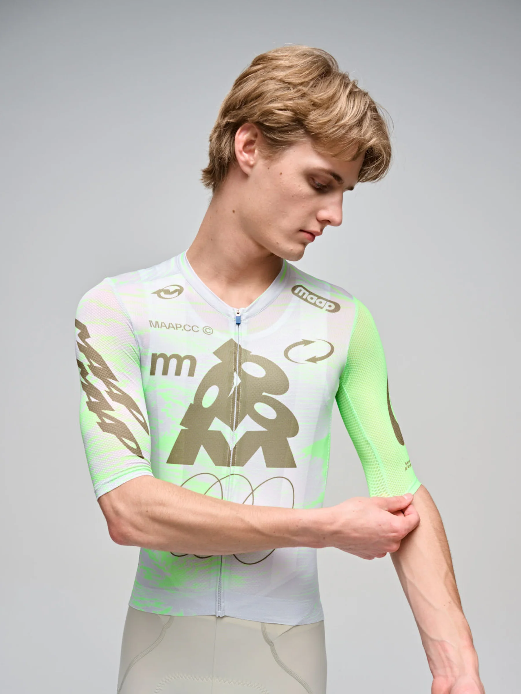MAAP Chroma Men's Pro Air Jersey 3.0 Lime Crush - Image 2
