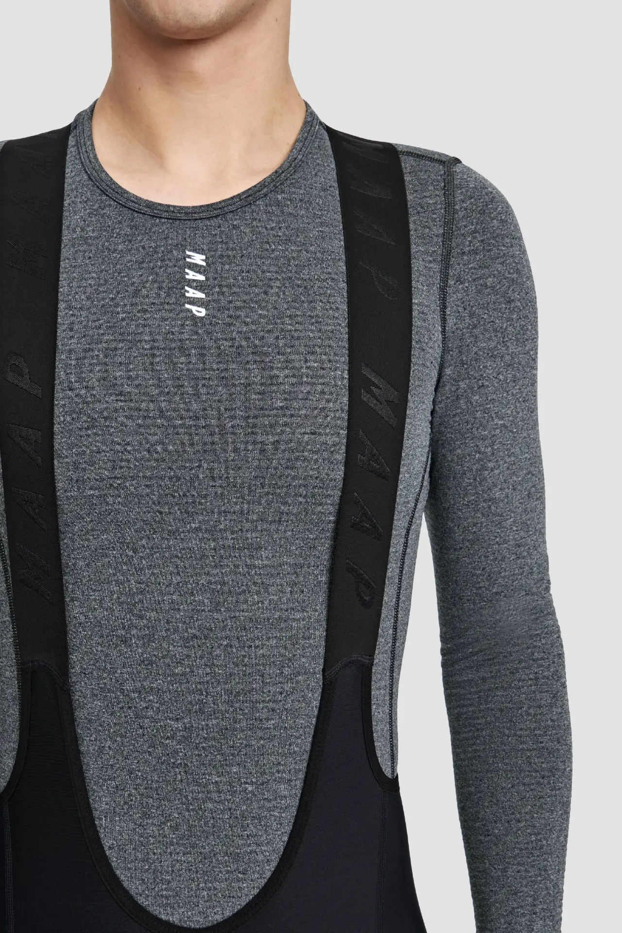 MAAP Men's Deep Winter Longsleeve Baselayer AW24 Charcoal - Image 4