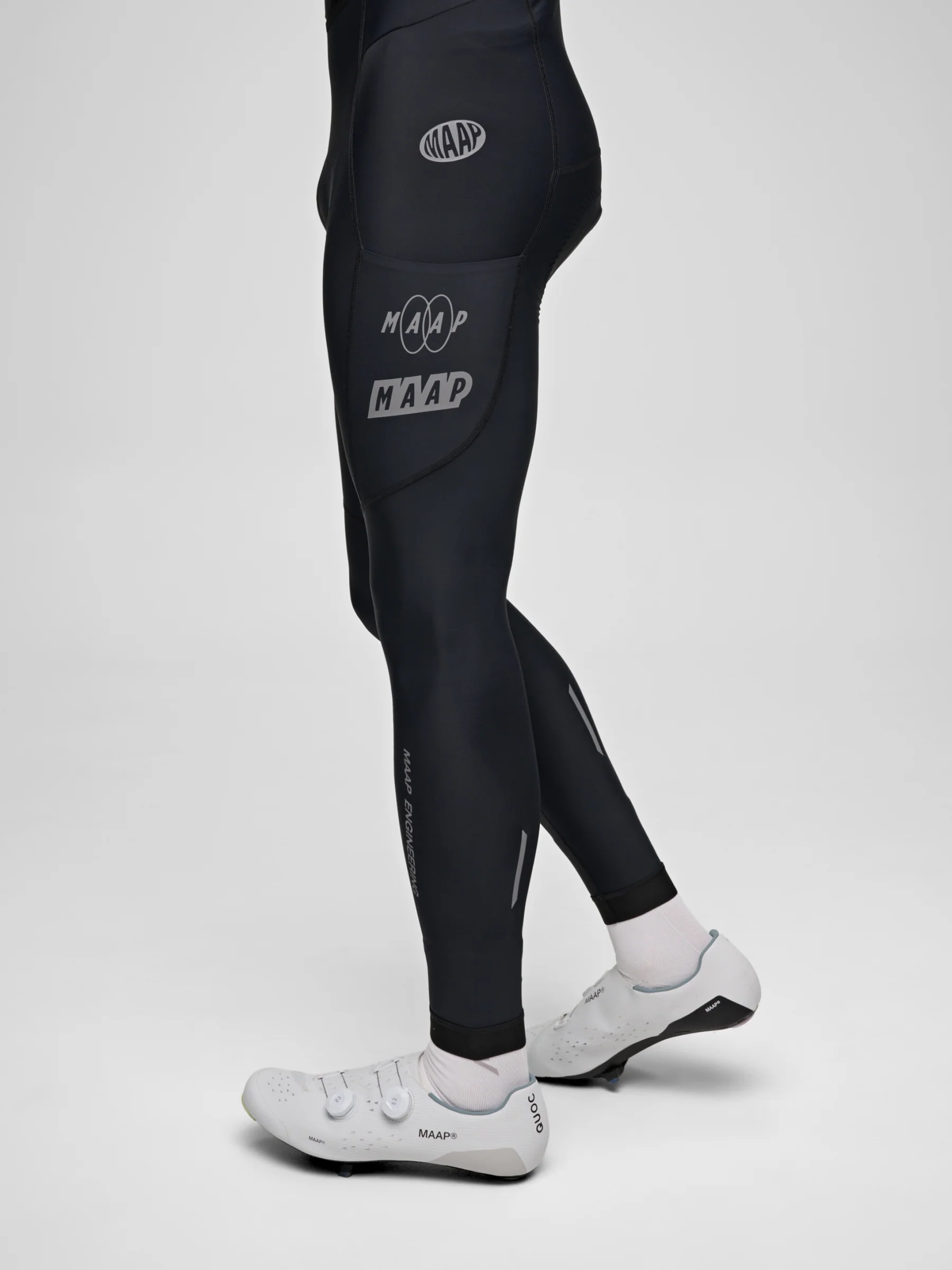 MAAP Drome Men's Team Bib Evo (Non-Thermal) Cargo Tights Black - Image 3
