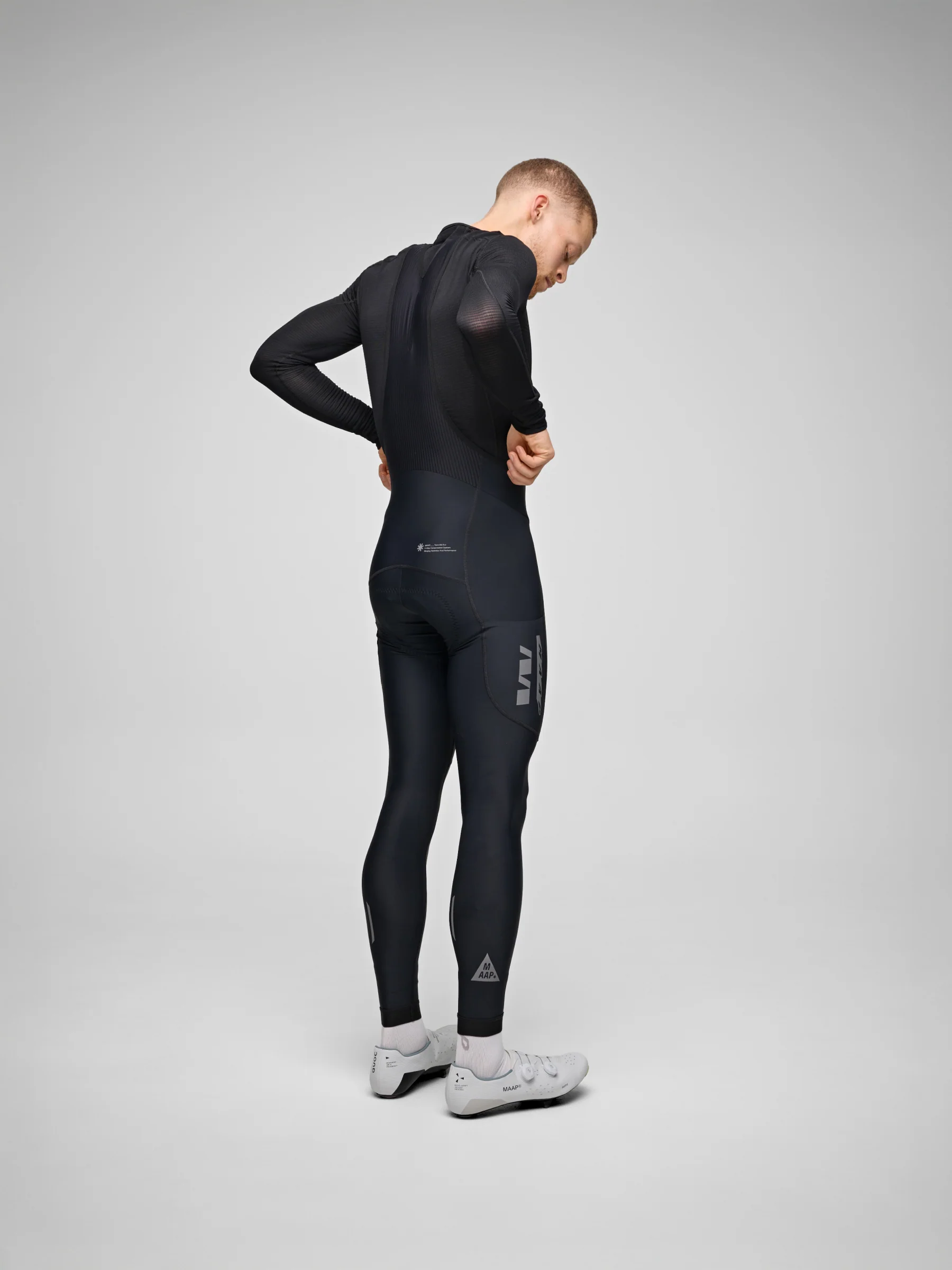 MAAP Drome Men's Team Bib Evo (Non-Thermal) Cargo Tights Black - Image 4