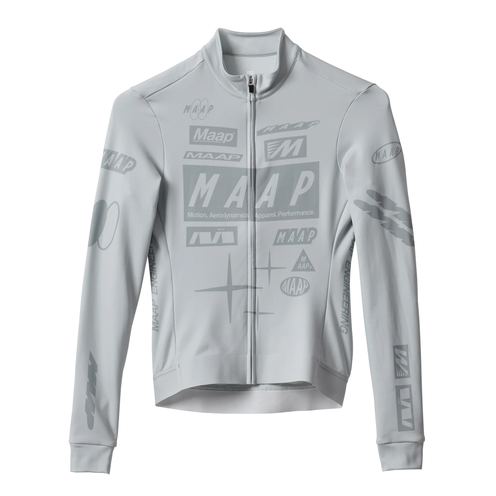 MAAP Drome Men's Thermal Longsleeve Jersey  Ice Gray