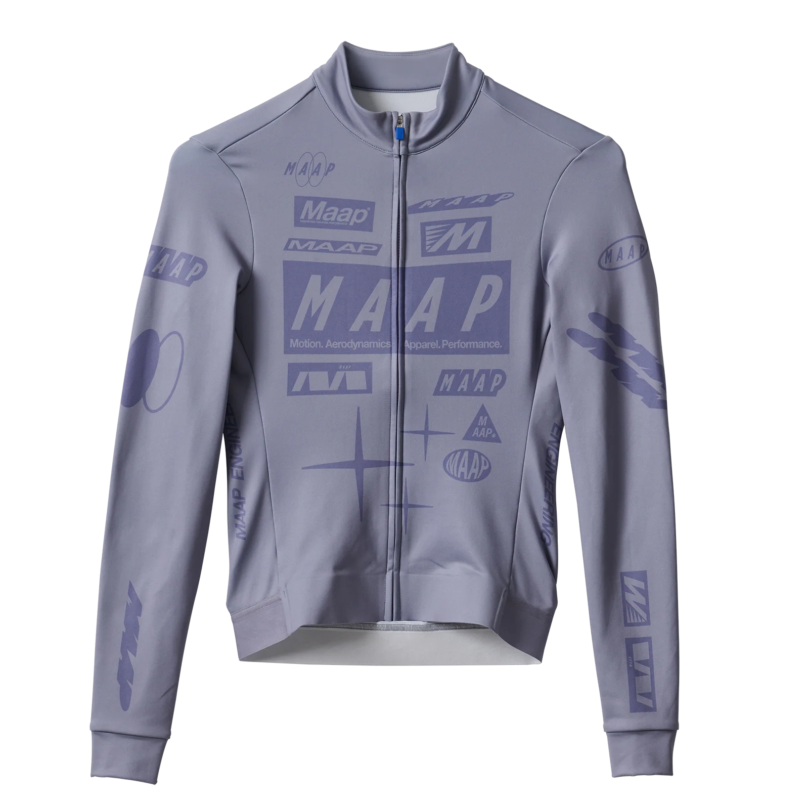 MAAP Drome Men's Thermal Longsleeve Jersey  Silver Bullet