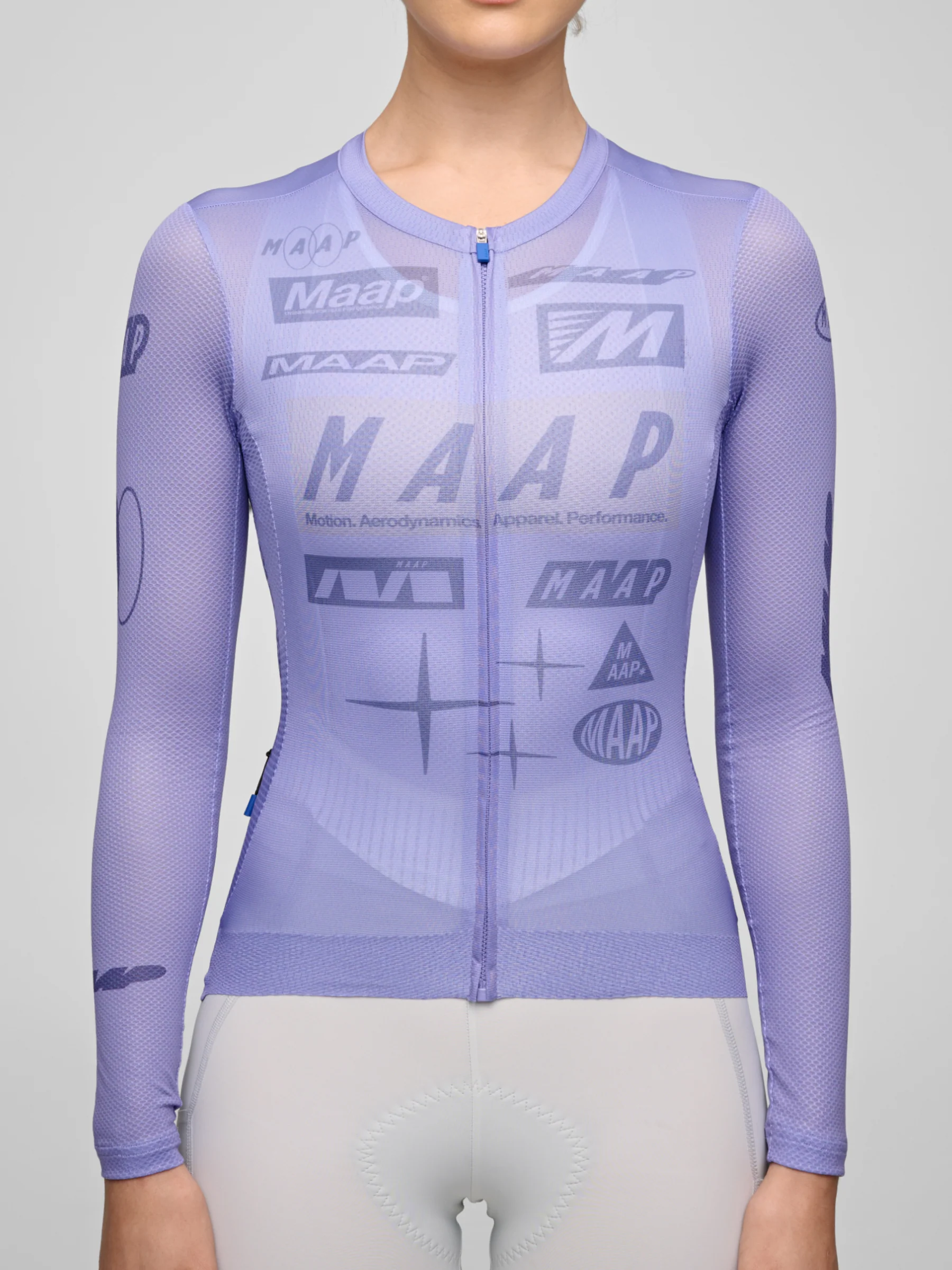 MAAP Drome Pro Air Women's Longsleeve Jersey Lavender - Image 2
