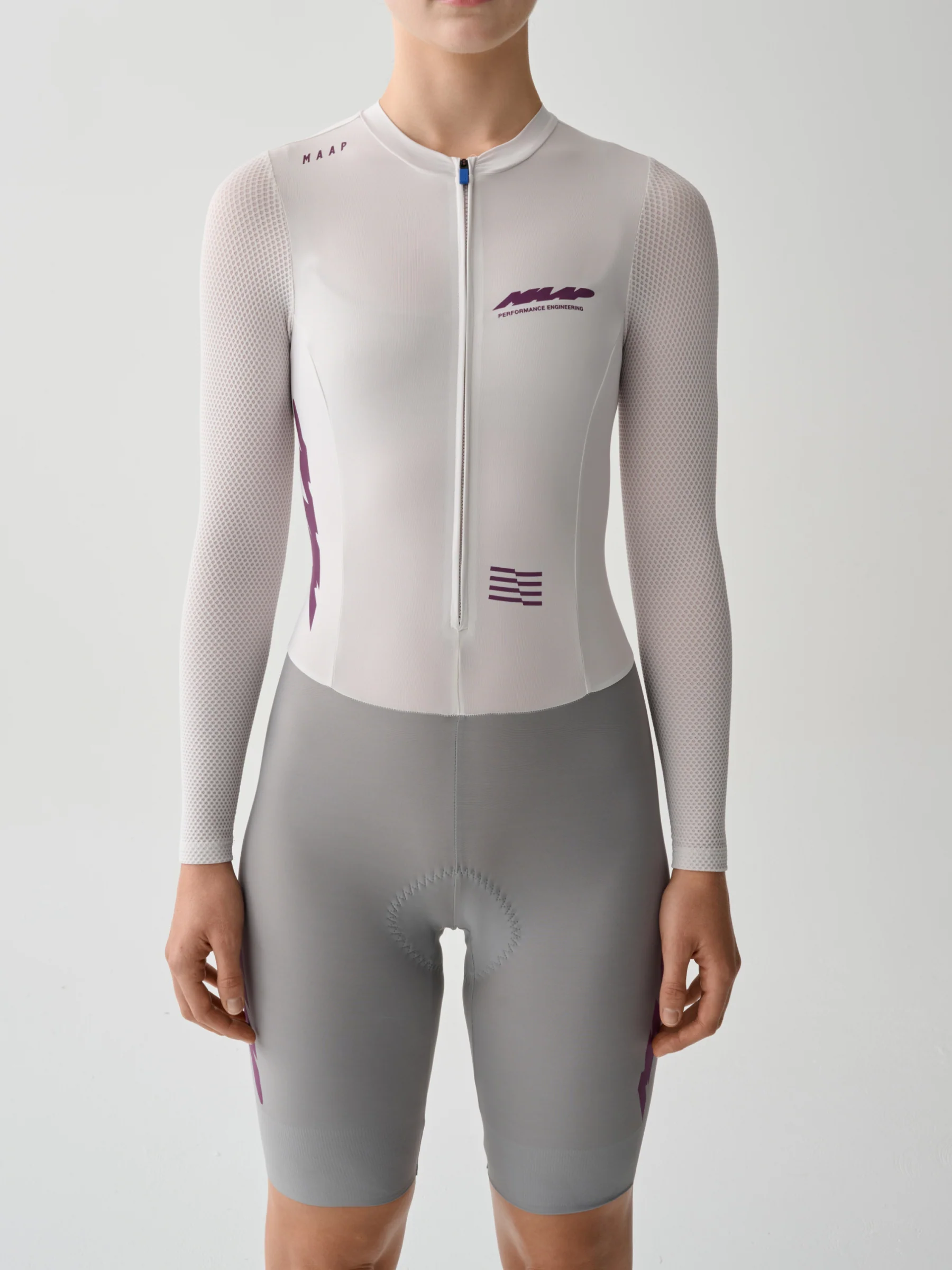 MAAP Eclipse Pro Women's Longsleeve Racesuit Antarctica/Midnight - Image 3