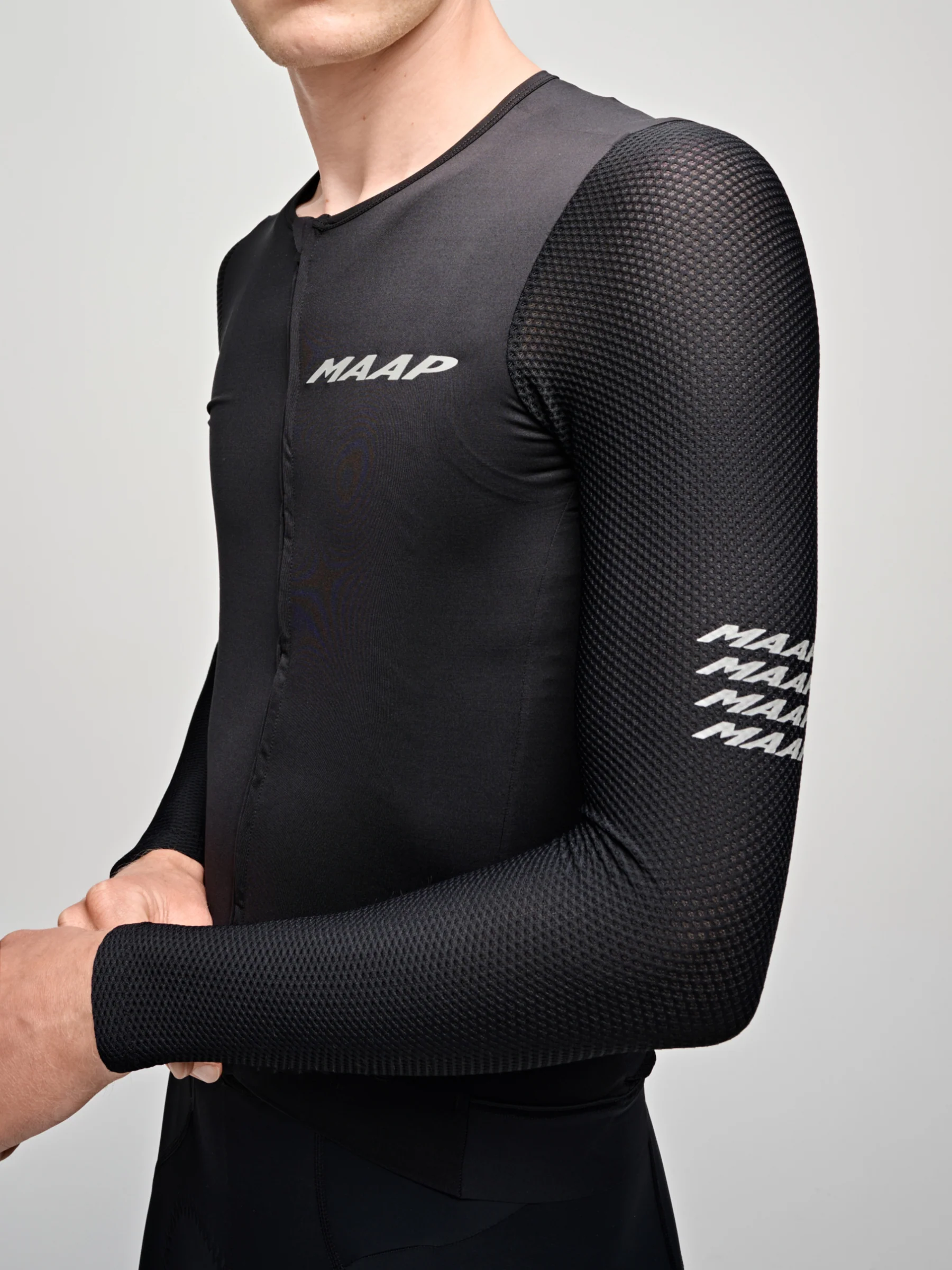 MAAP Emerge Men's Longsleeve Jersey Black - Image 5