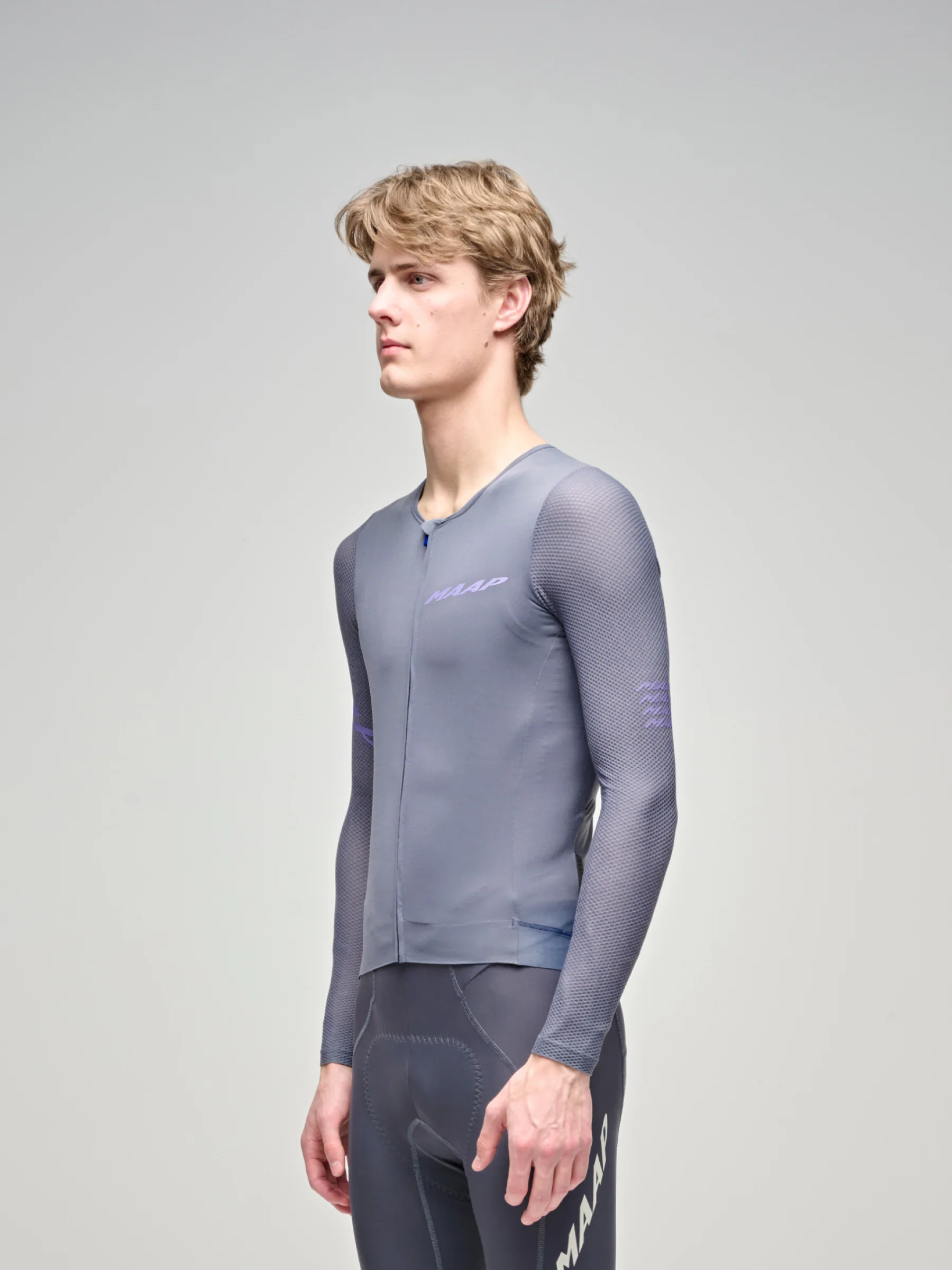 MAAP Emerge Men's Longsleeve Jersey Galaxy Blue - Image 2