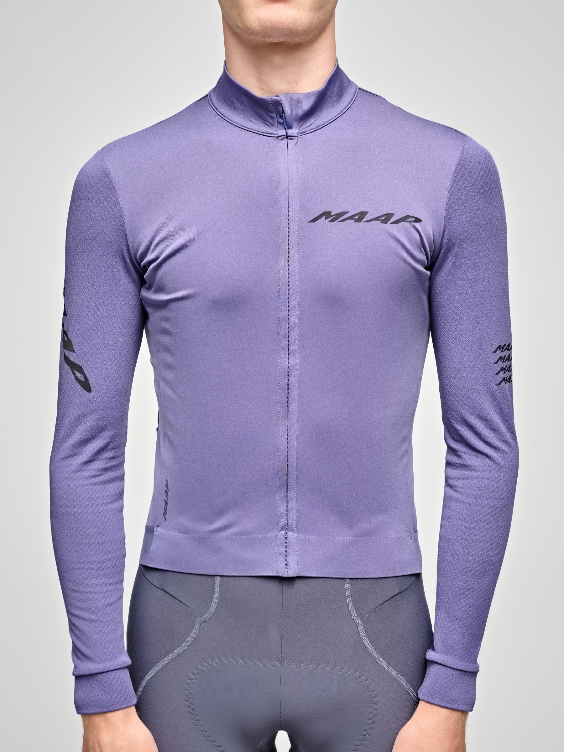 MAAP Emerge Men's Thermal Longsleeve Jersey Heron - Image 3