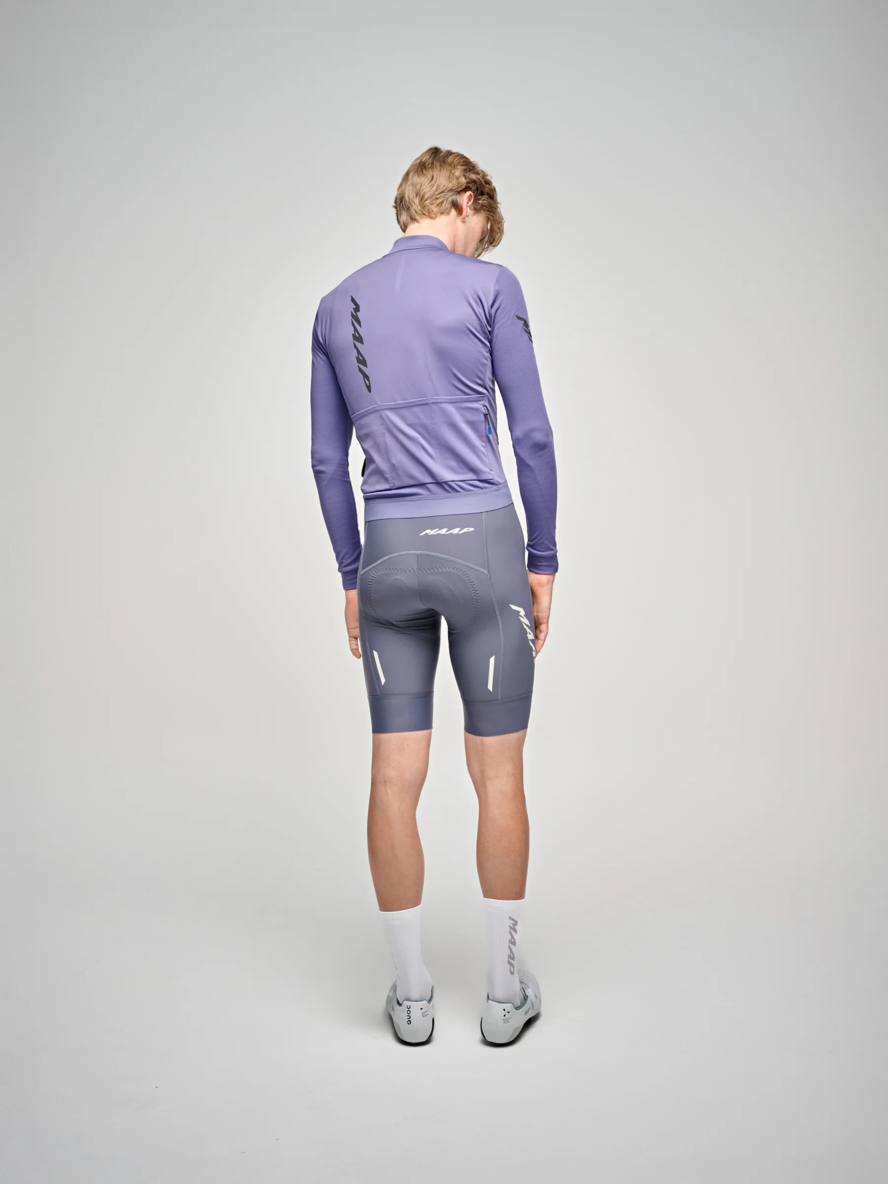 MAAP Emerge Men's Thermal Longsleeve Jersey Heron - Image 4