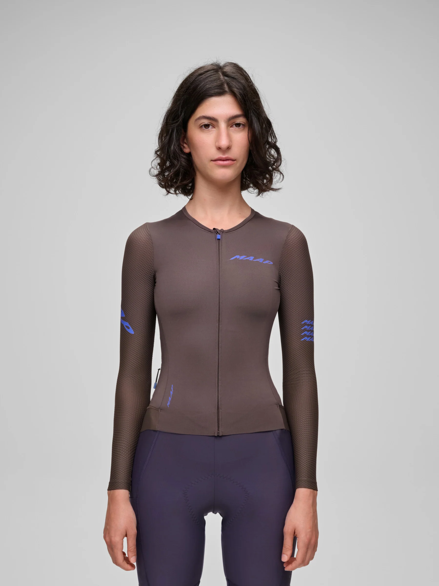 MAAP Emerge Women's Longsleeve Jersey Brown Umber - Image 2