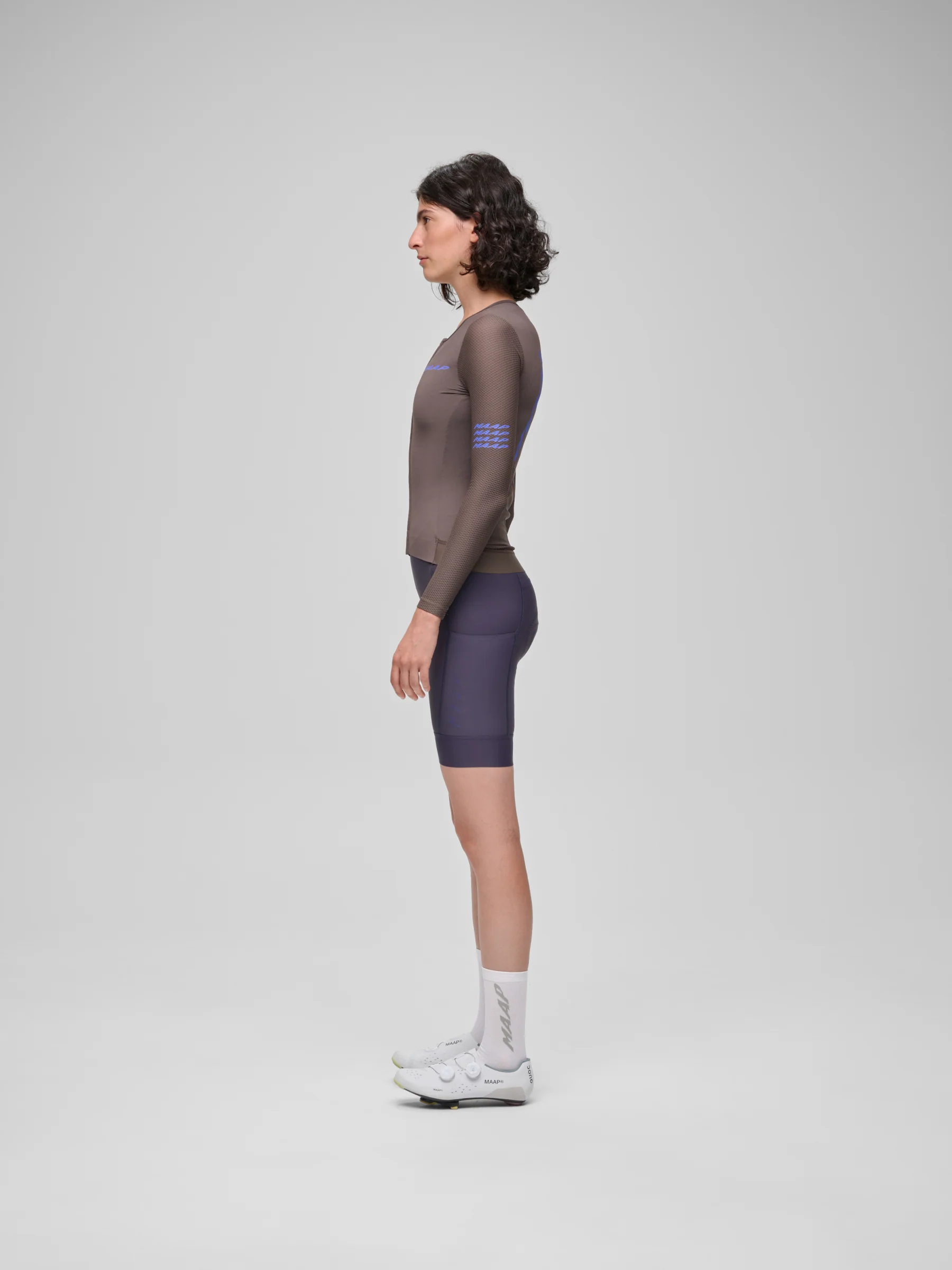 MAAP Emerge Women's Longsleeve Jersey Brown Umber - Image 3