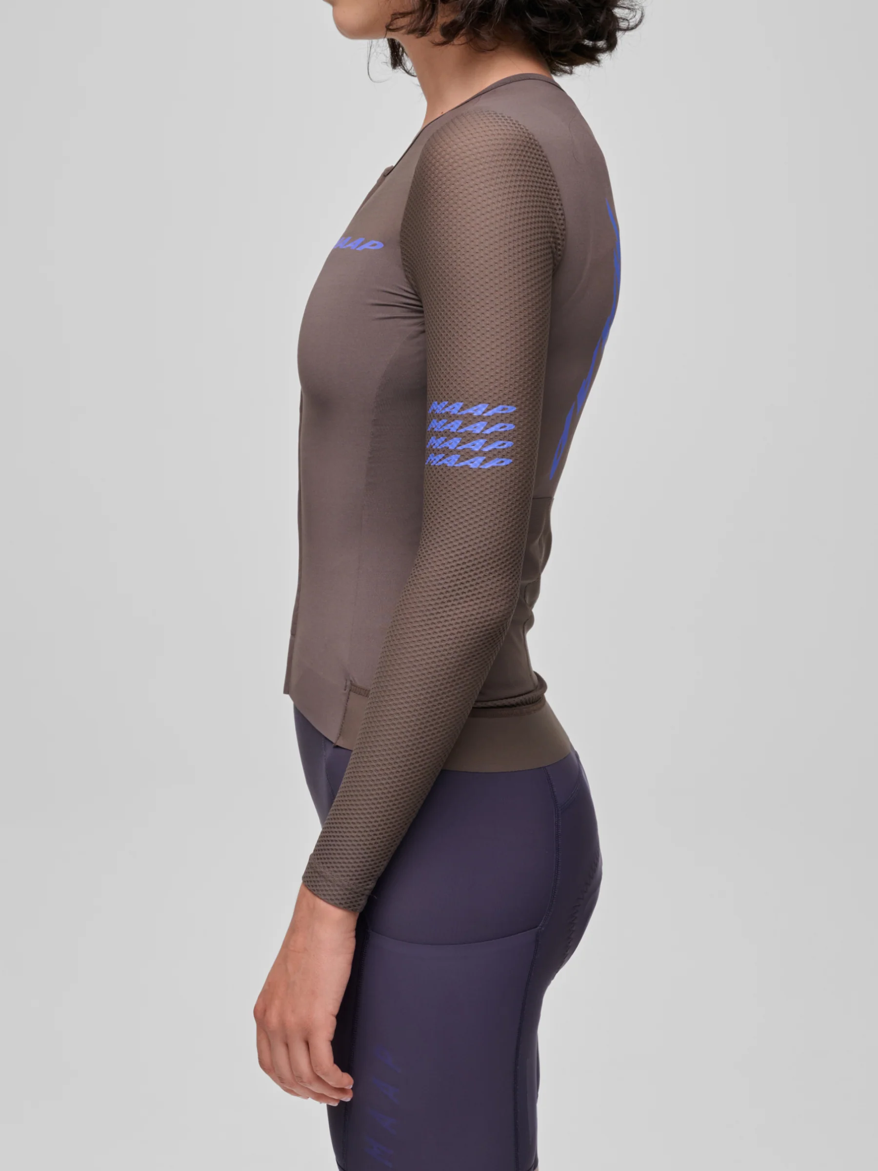 MAAP Emerge Women's Longsleeve Jersey Brown Umber - Image 6