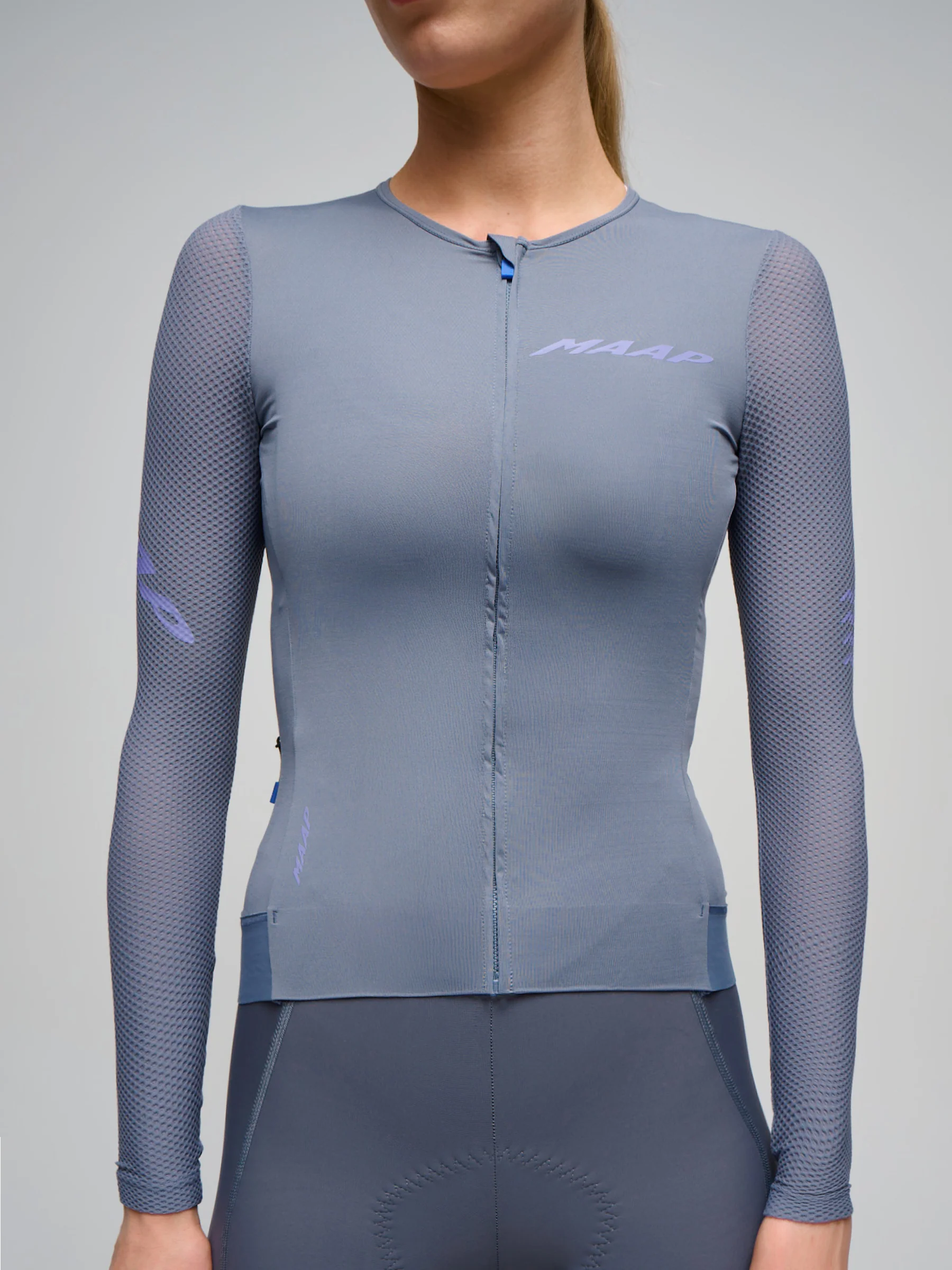 MAAP Emerge Women's Longsleeve Jersey Galaxy Blue - Image 3