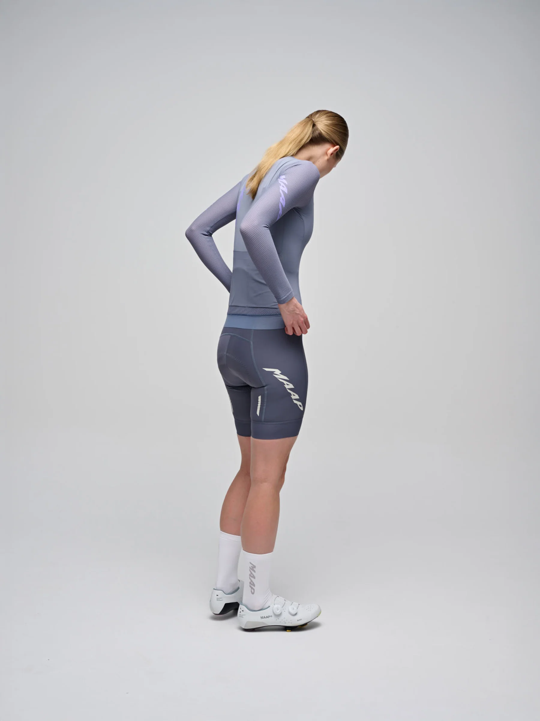MAAP Emerge Women's Longsleeve Jersey Galaxy Blue - Image 4