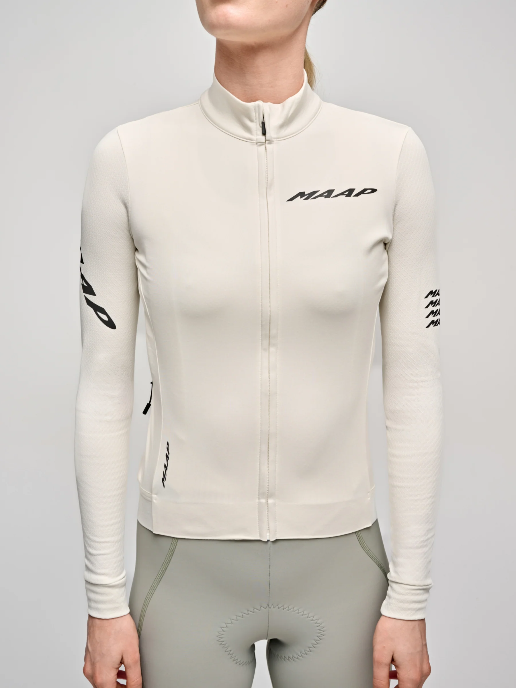 MAAP Emerge Women's Thermal Longsleeve Jersey Vapour - Image 2