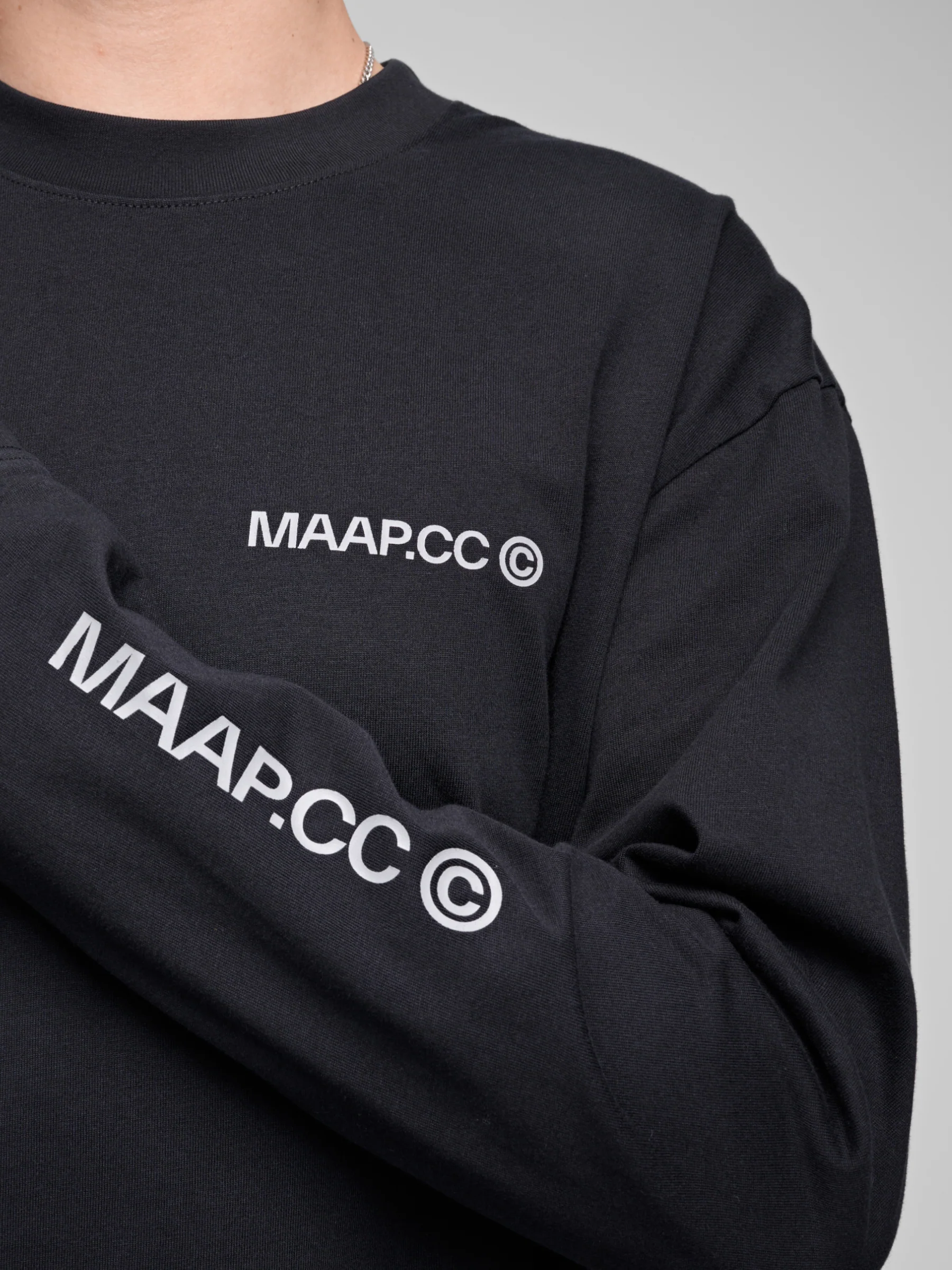 MAAP Essentials CC Long Sleeve Tee Black - Image 7