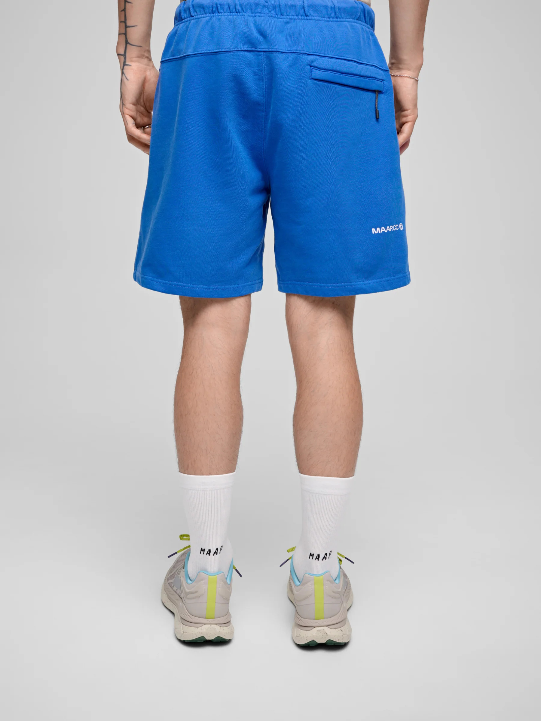 MAAP Essentials CC Sweat Short Sonic Blue - Image 3
