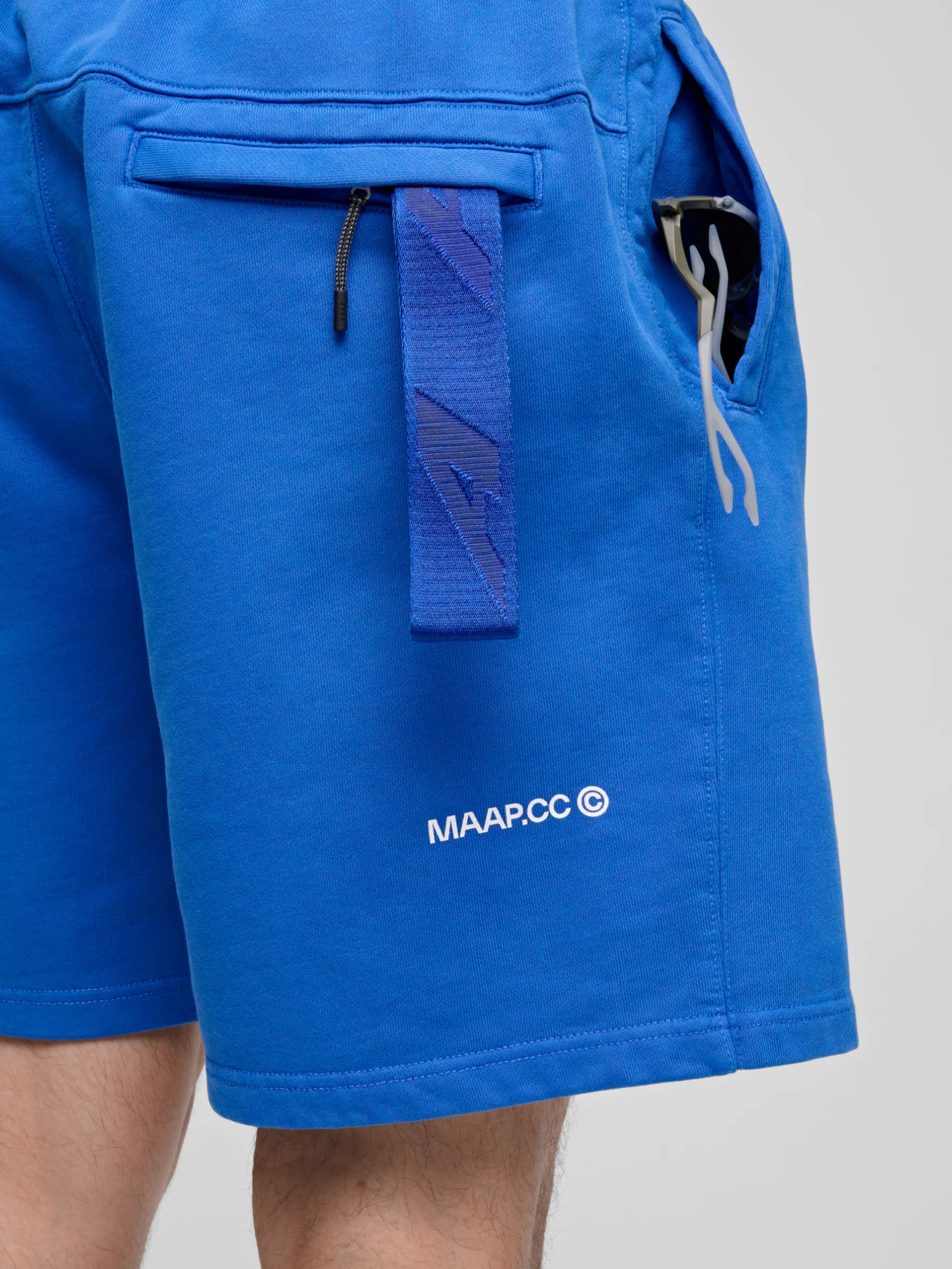 MAAP Essentials CC Sweat Short Sonic Blue - Image 7