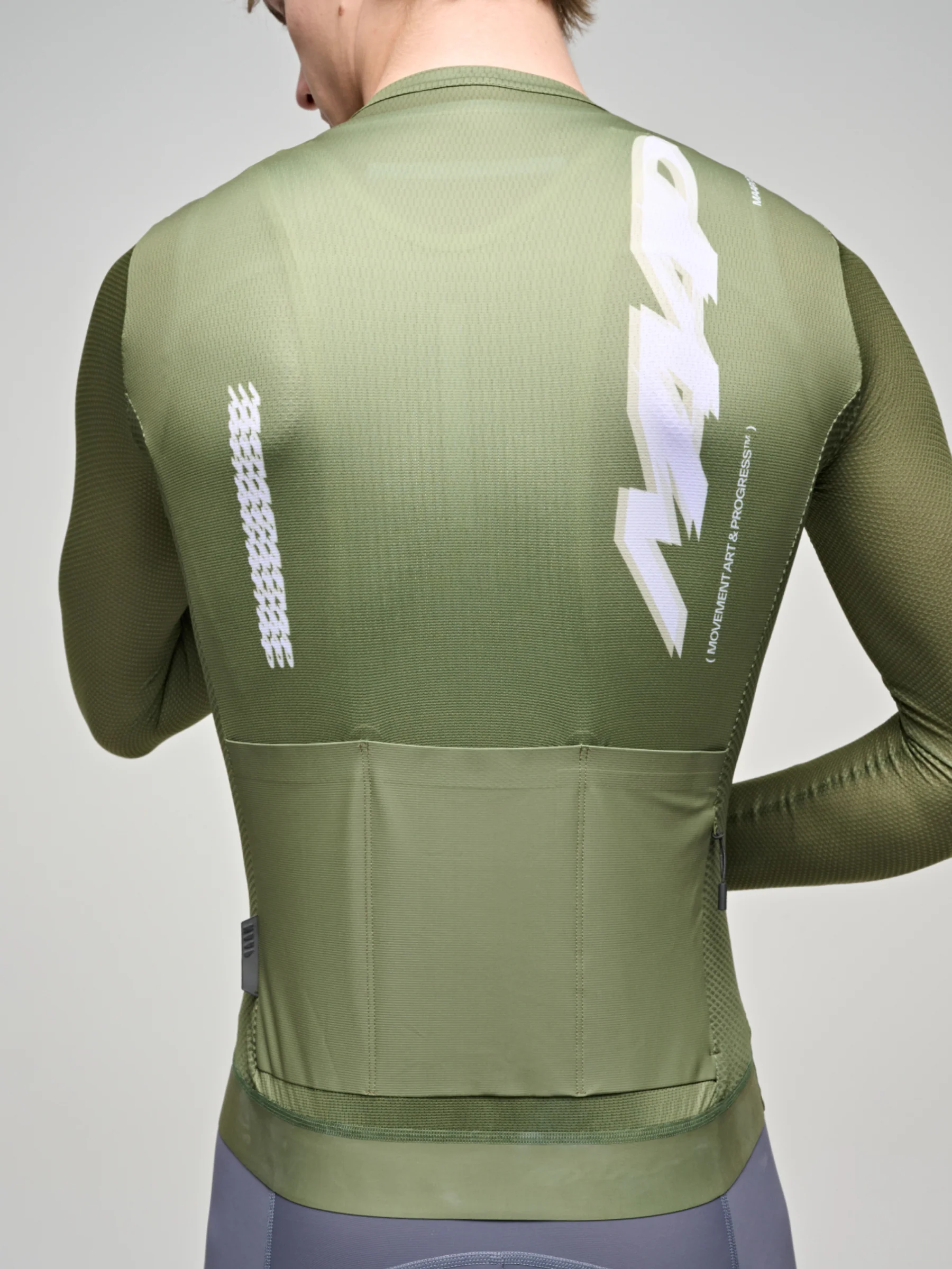 MAAP Evade Blaze Men's Pro Air Longsleeve Jersey 3.0 Jungle Green - Image 2