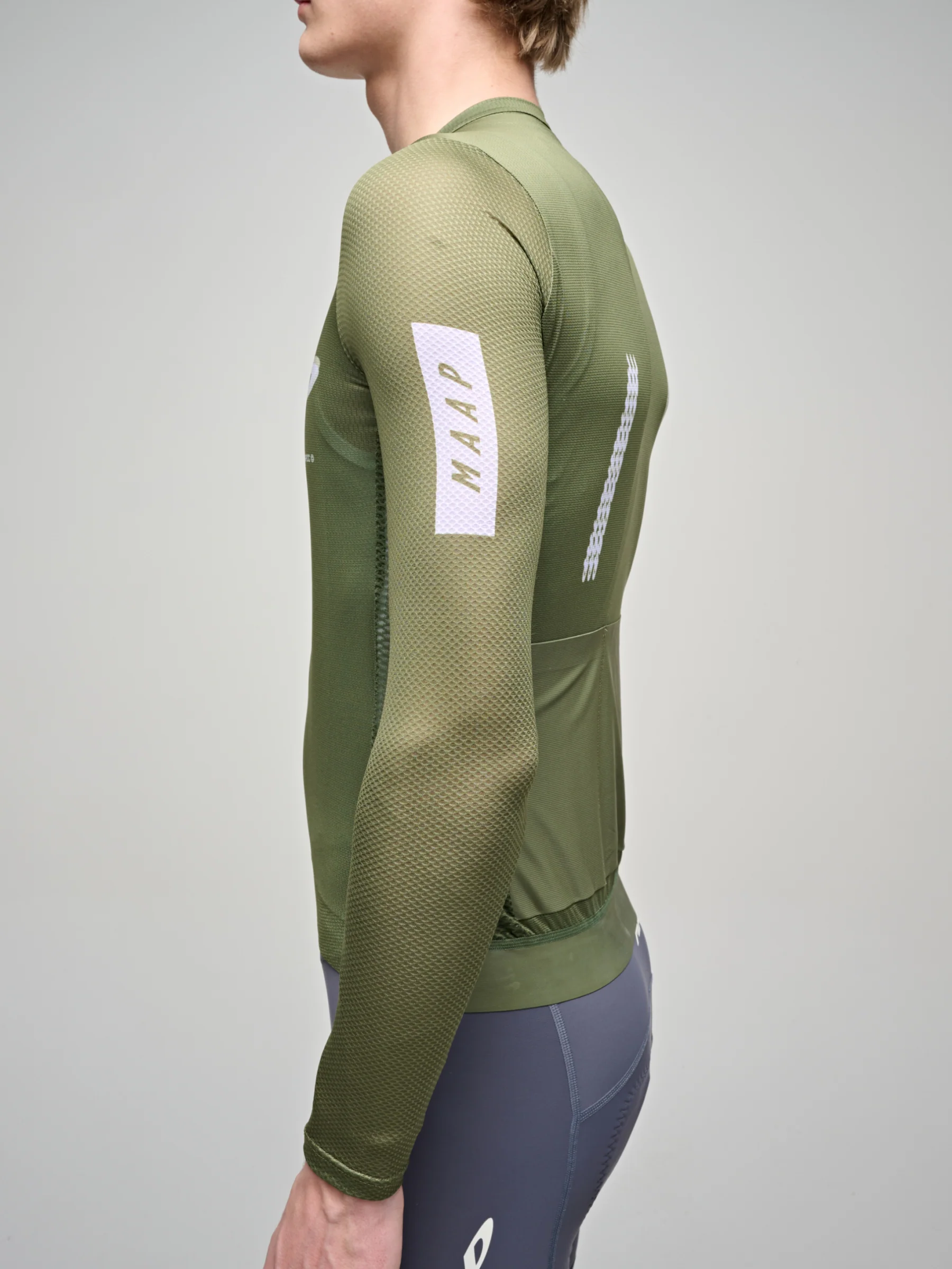 MAAP Evade Blaze Men's Pro Air Longsleeve Jersey 3.0 Jungle Green - Image 3