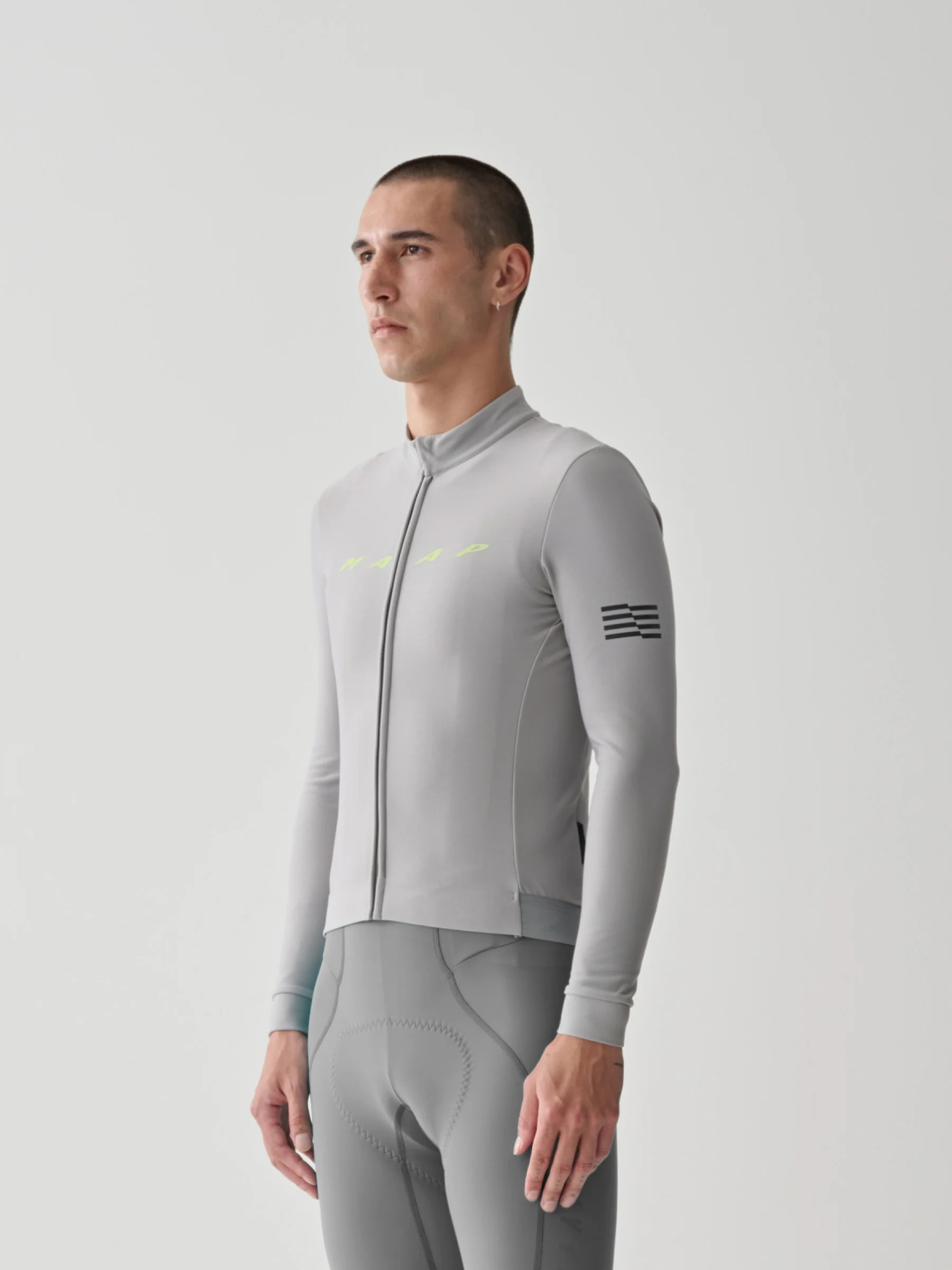 MAAP Evade Men's Thermal Longsleeve Jersey 2.0 Alloy - Image 2