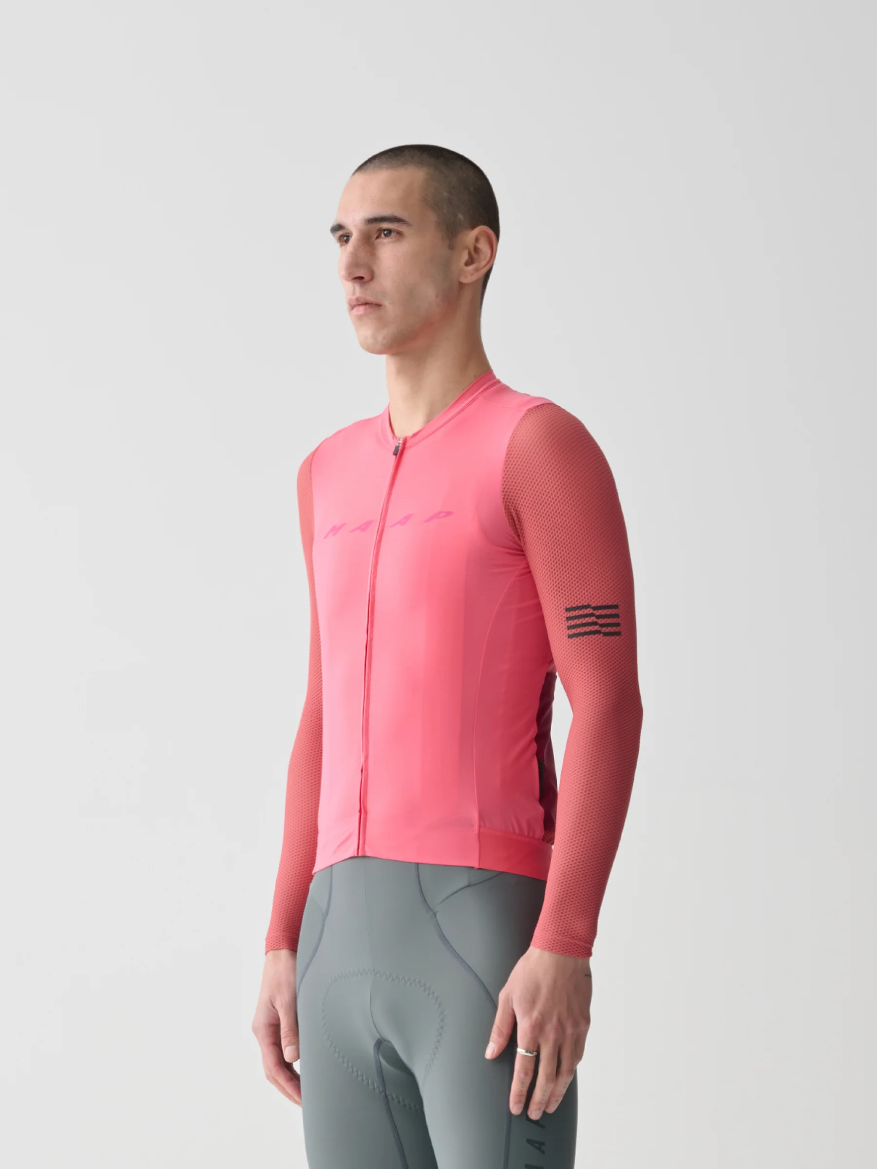 MAAP Evade Pro Base Men's Longsleeve Jersey 2.0 Epic Pink - Image 2