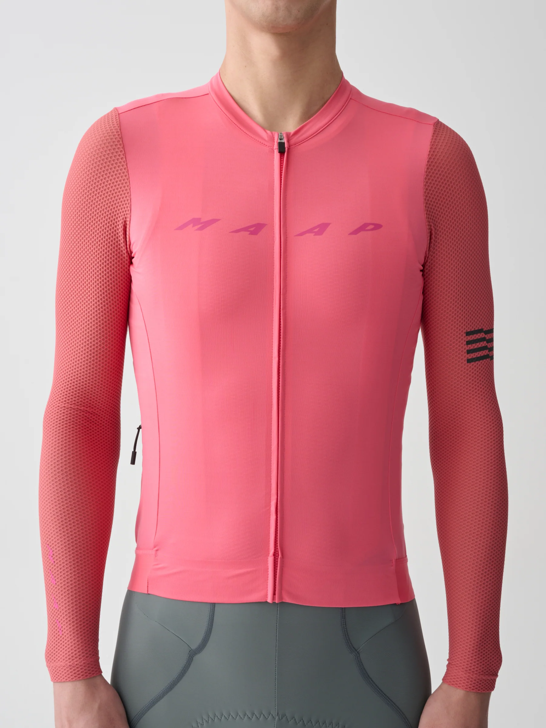 MAAP Evade Pro Base Men's Longsleeve Jersey 2.0 Epic Pink - Image 4