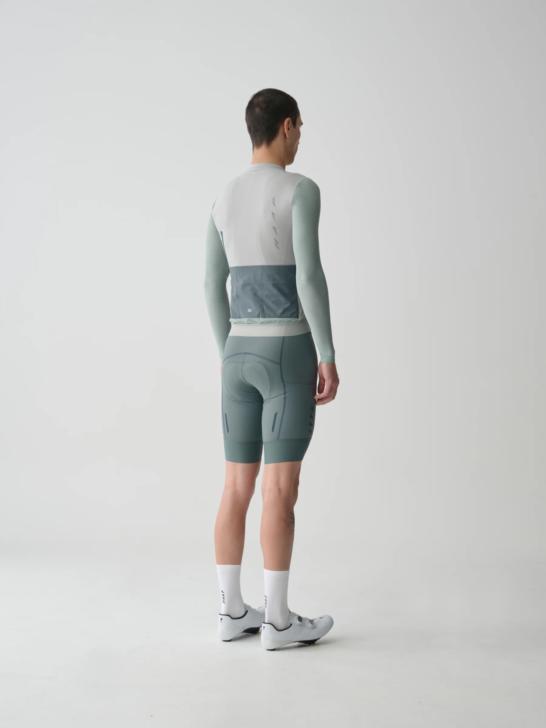 MAAP Evade Pro Base Men's Longsleeve Jersey 2.0 Ghost Grey - Image 3