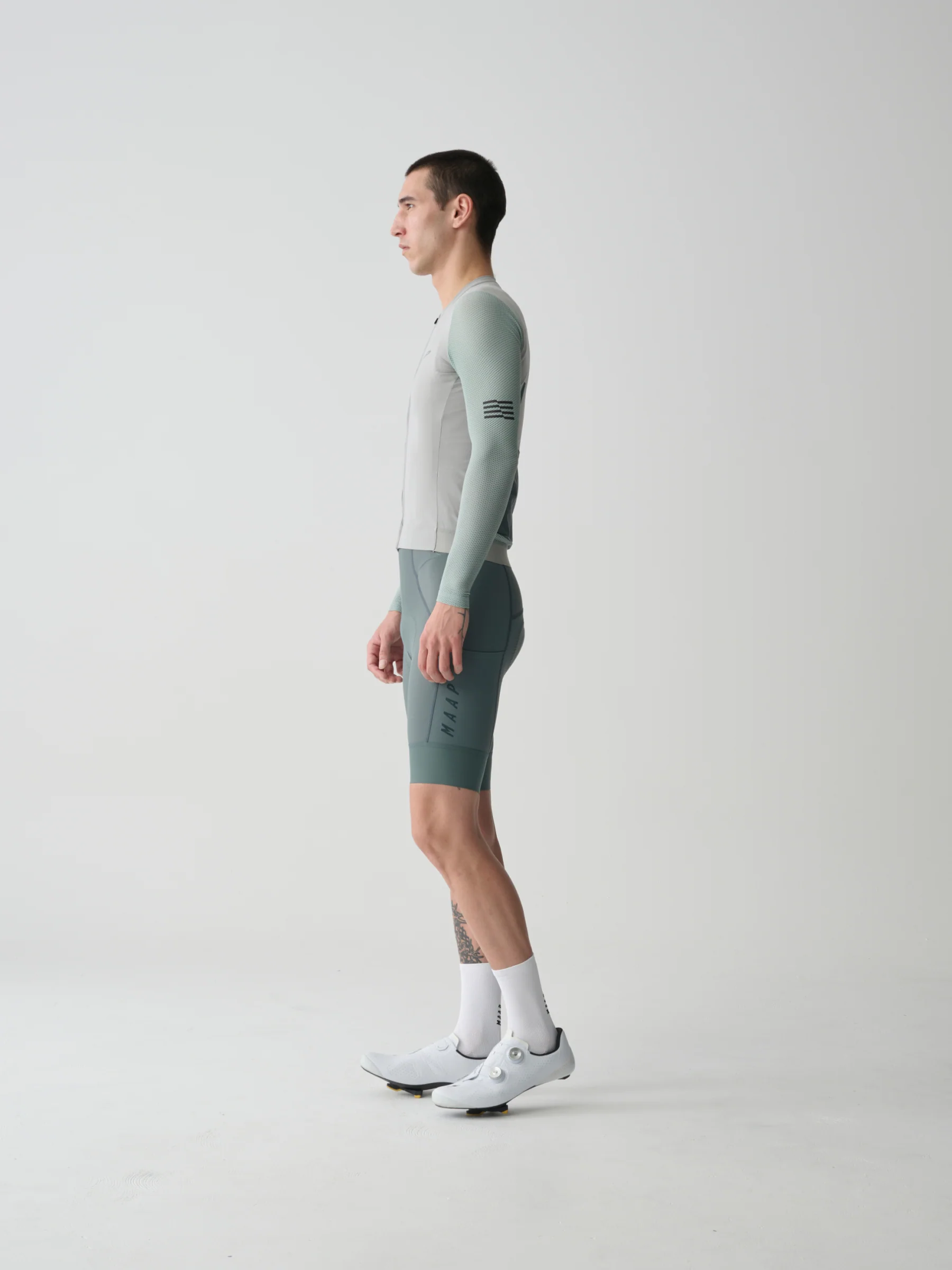 MAAP Evade Pro Base Men's Longsleeve Jersey 2.0 Ghost Grey - Image 4