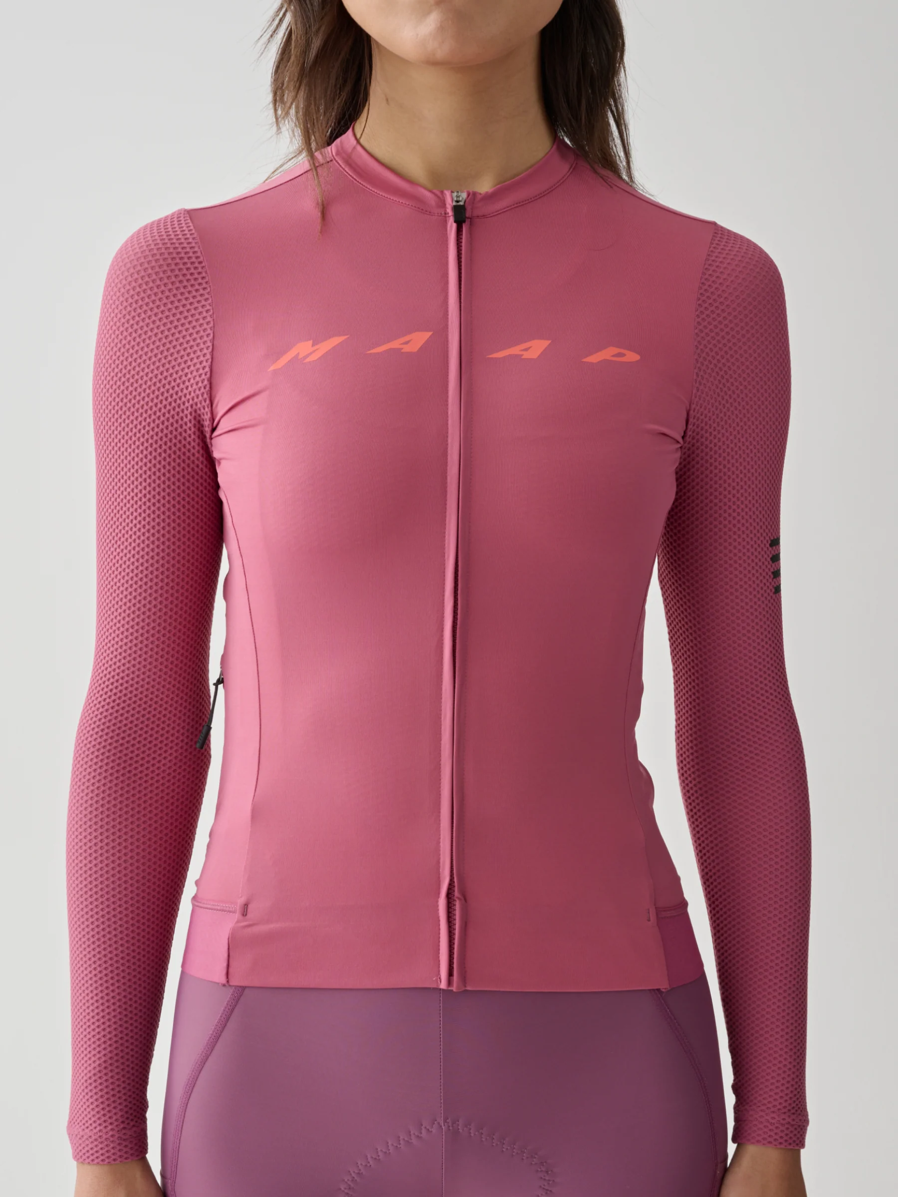 MAAP Evade Pro Base Women's Longsleeve Jersey 2.0 Mauve - Image 4