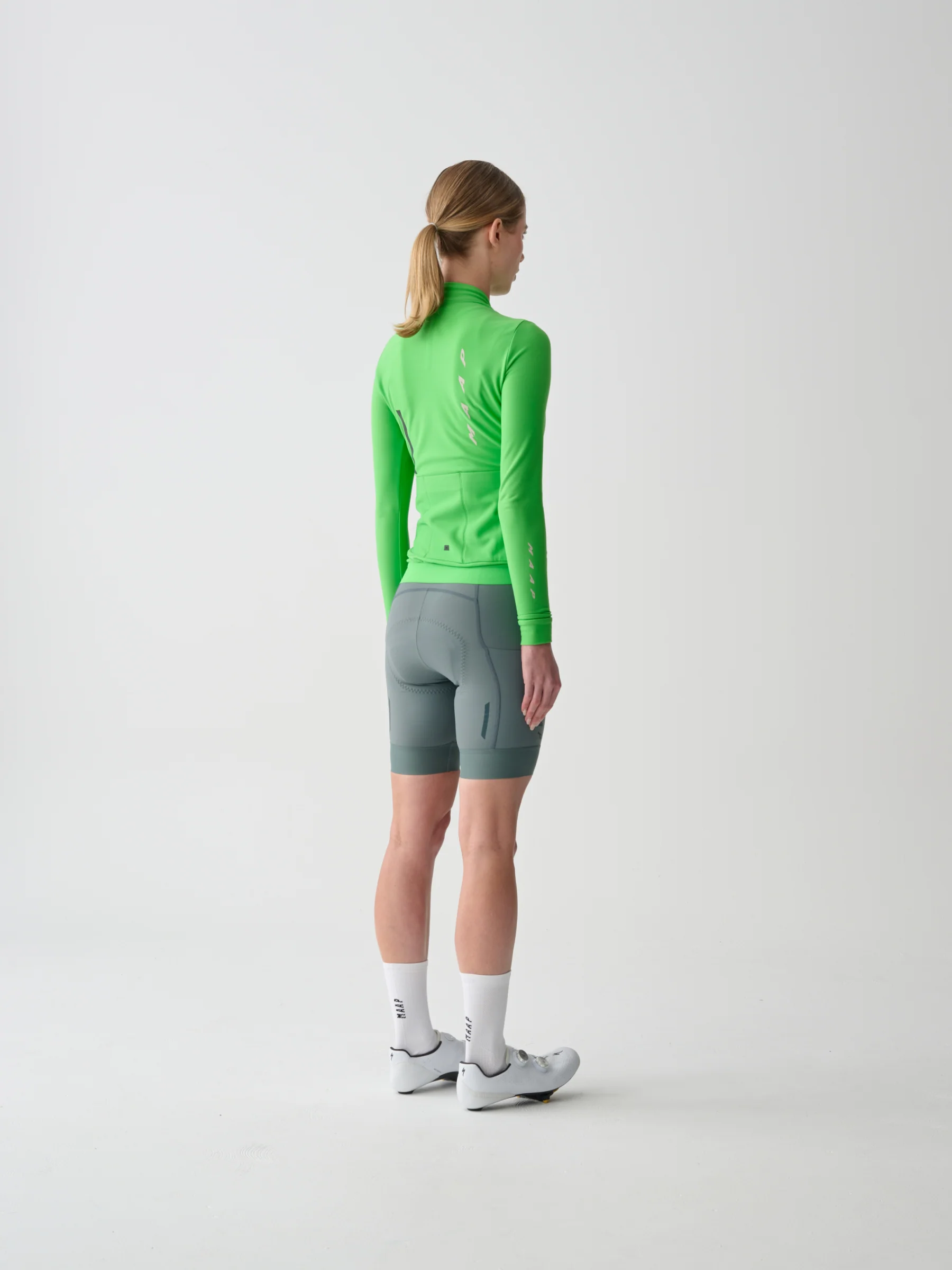 MAAP Evade Women's Thermal Longsleeve Jersey 2.0 Limedrop - Image 3