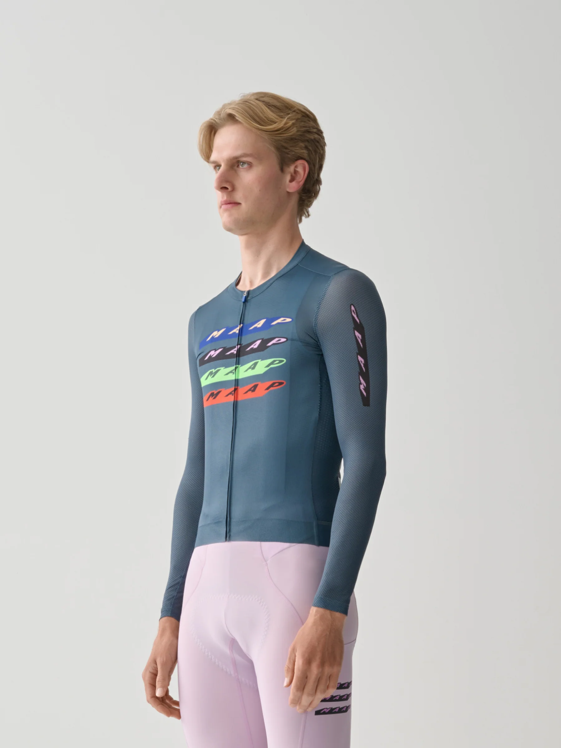 MAAP Evade X Men's Pro Air Longsleeve Jersey 3.0 Uniform Blue - Image 2