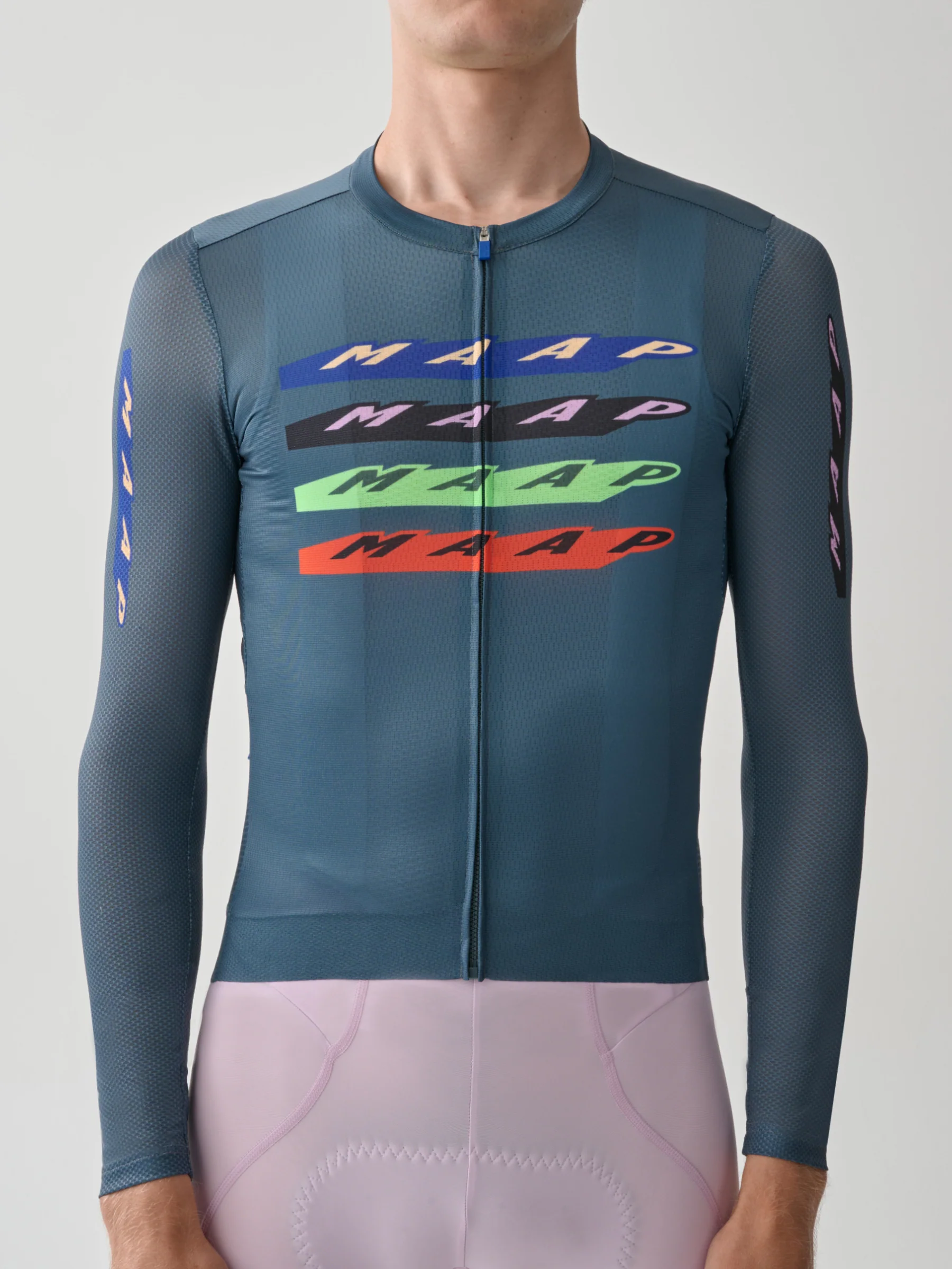 MAAP Evade X Men's Pro Air Longsleeve Jersey 3.0 Uniform Blue - Image 3