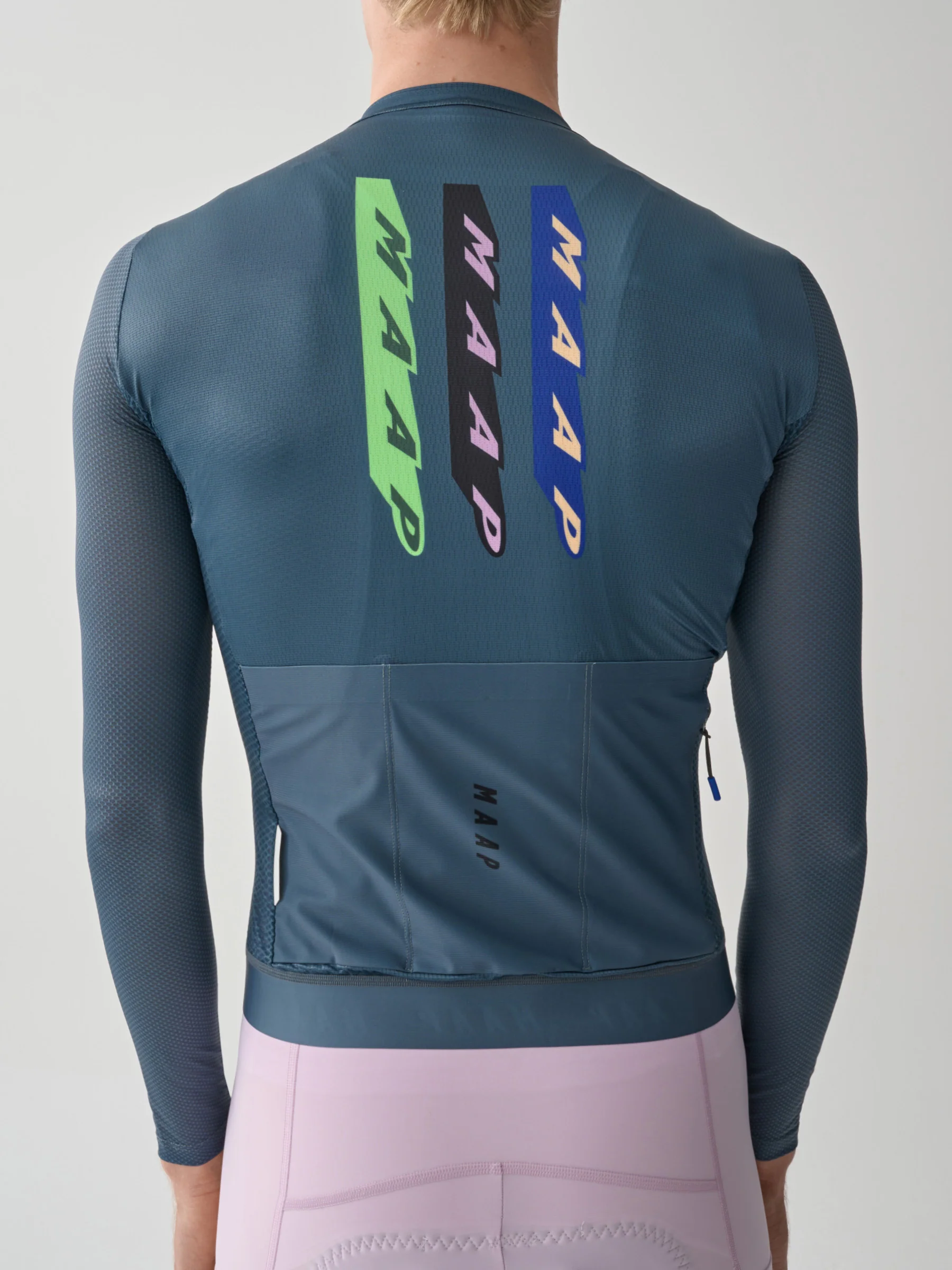 MAAP Evade X Men's Pro Air Longsleeve Jersey 3.0 Uniform Blue - Image 4