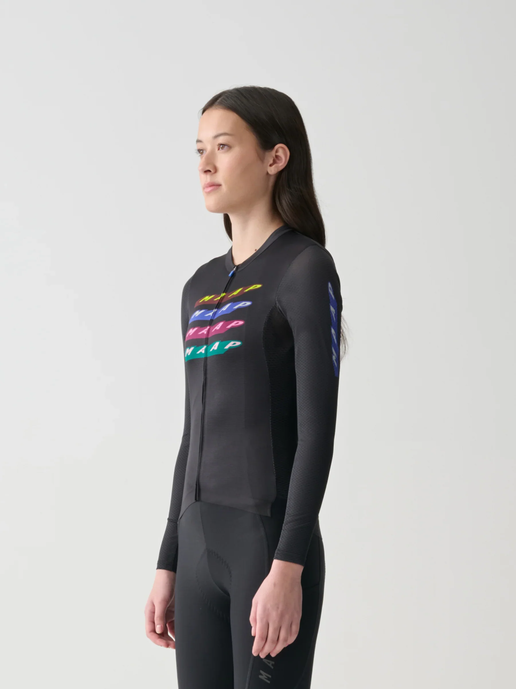 MAAP Evade X Pro Air Women's Longsleeve Jersey 2.0 Black - Image 2