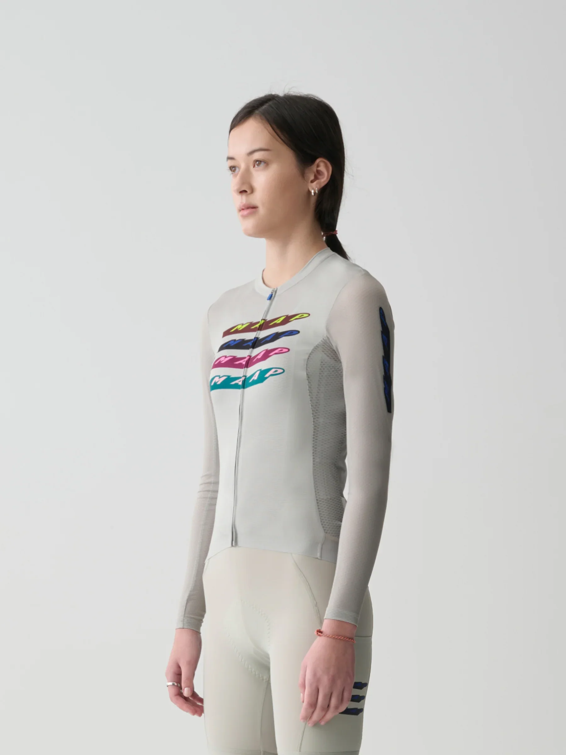 MAAP Evade X Pro Air Women's Longsleeve Jersey 2.0 Fog - Image 2