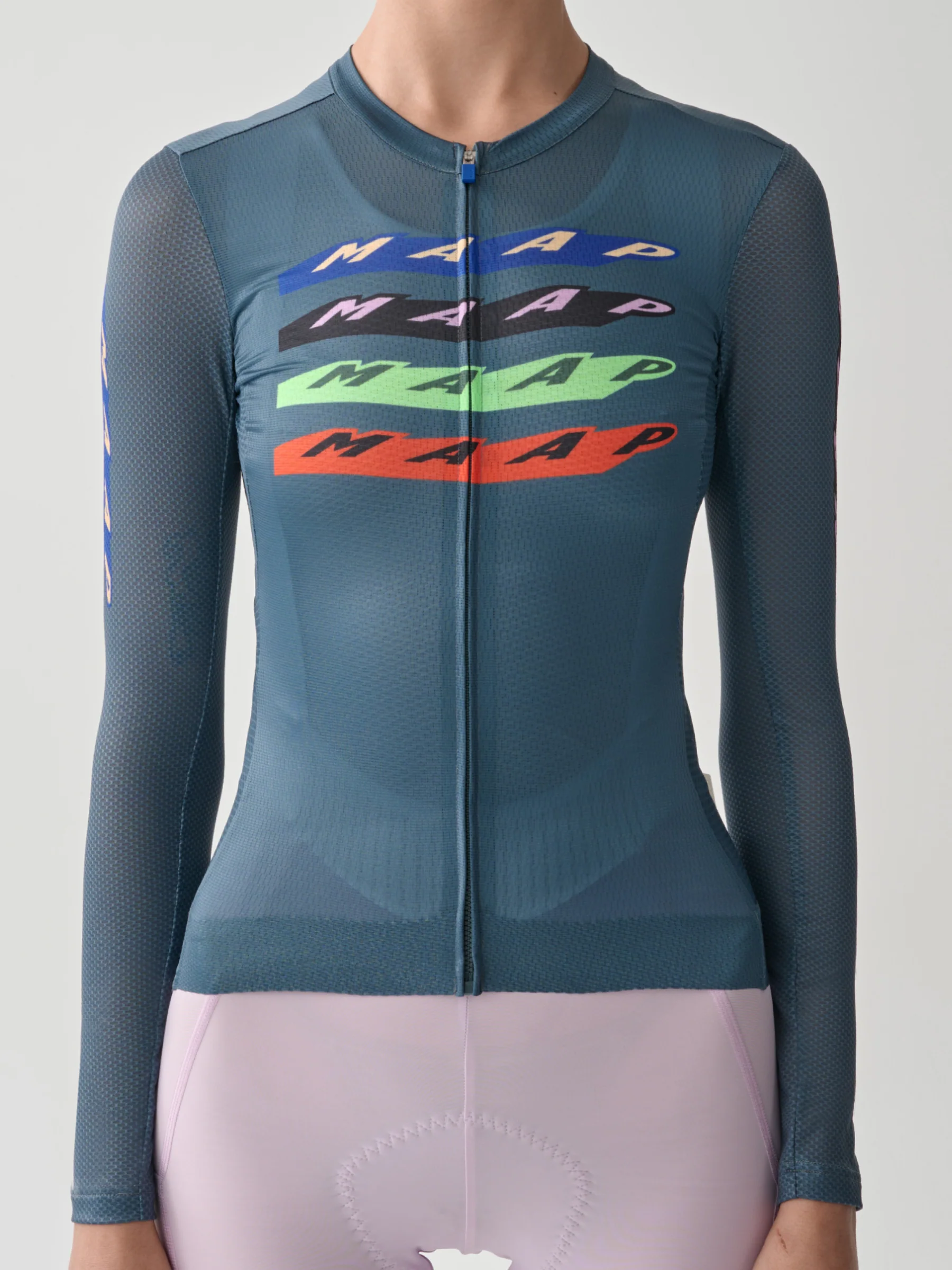 MAAP Evade X Pro Air Women's Longsleeve Jersey 3.0 Uniform Blue - Image 3