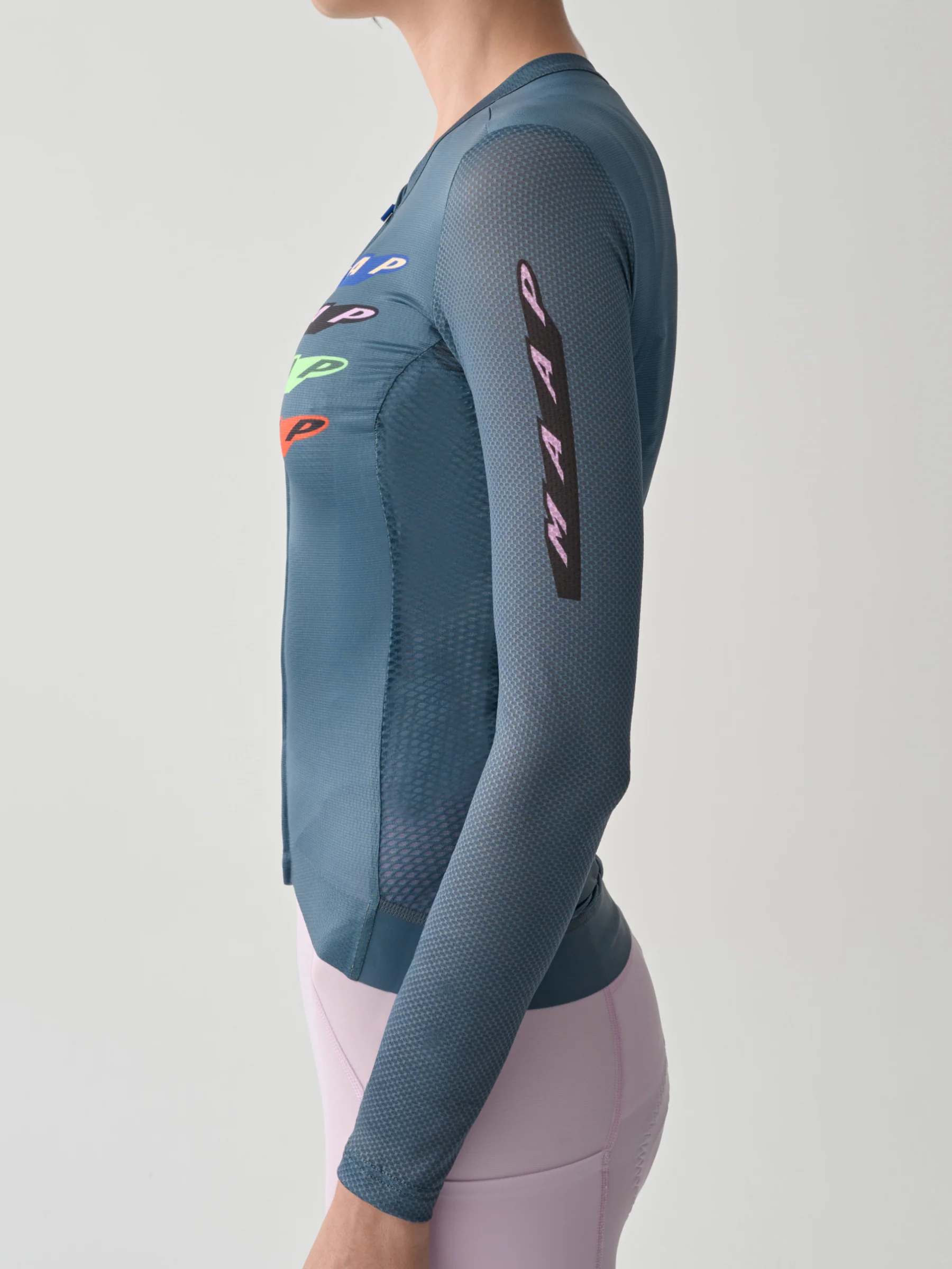 MAAP Evade X Pro Air Women's Longsleeve Jersey 3.0 Uniform Blue - Image 4